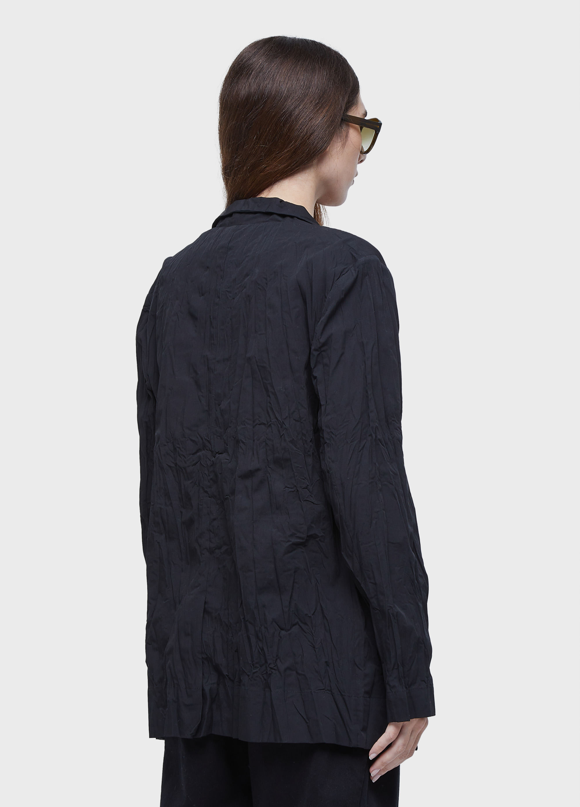 Blazer tricoline wrinkled