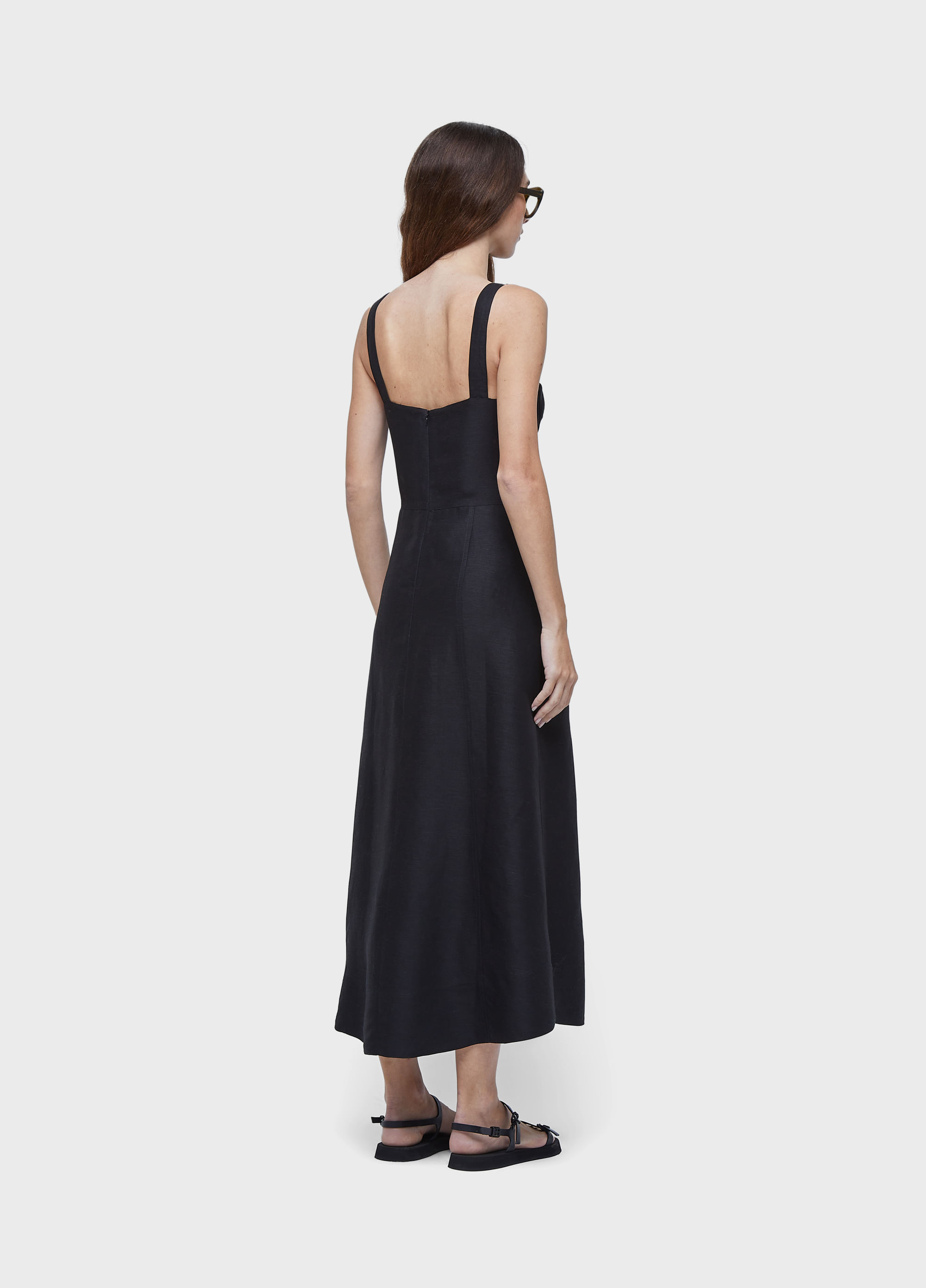 Vestido recortes bojo