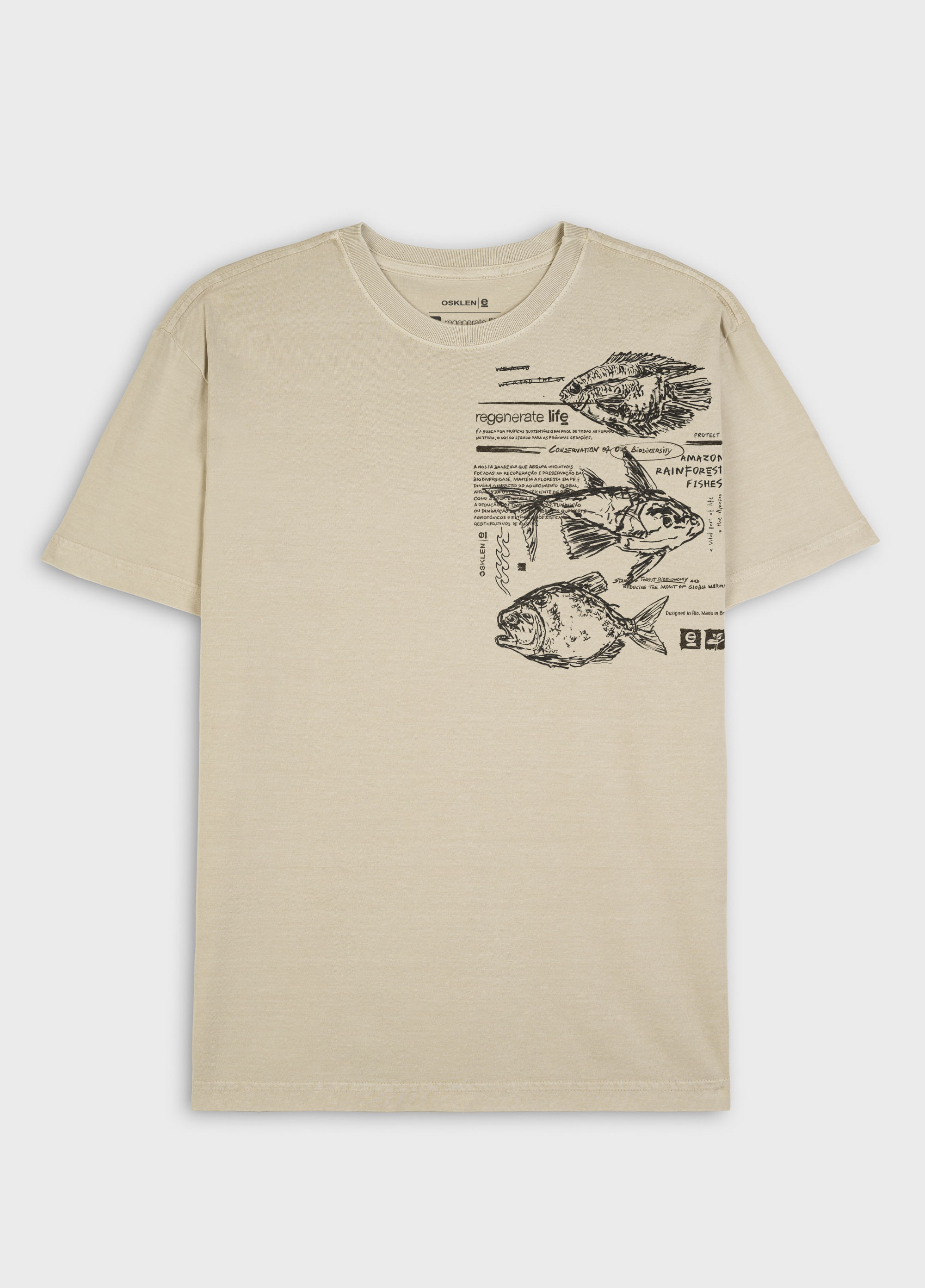 T-shirt stone amazon fishes