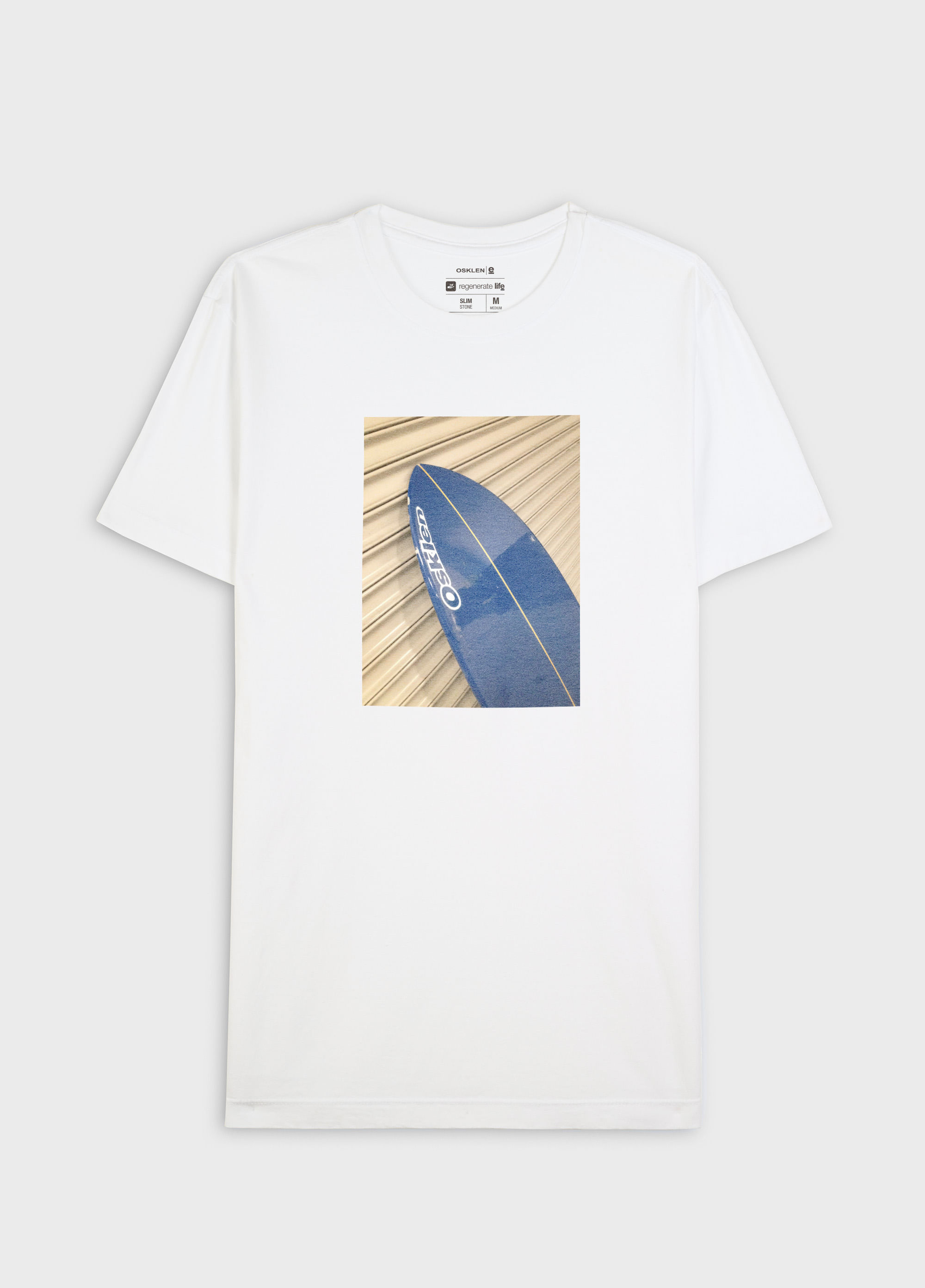 T-shirt stone blue board