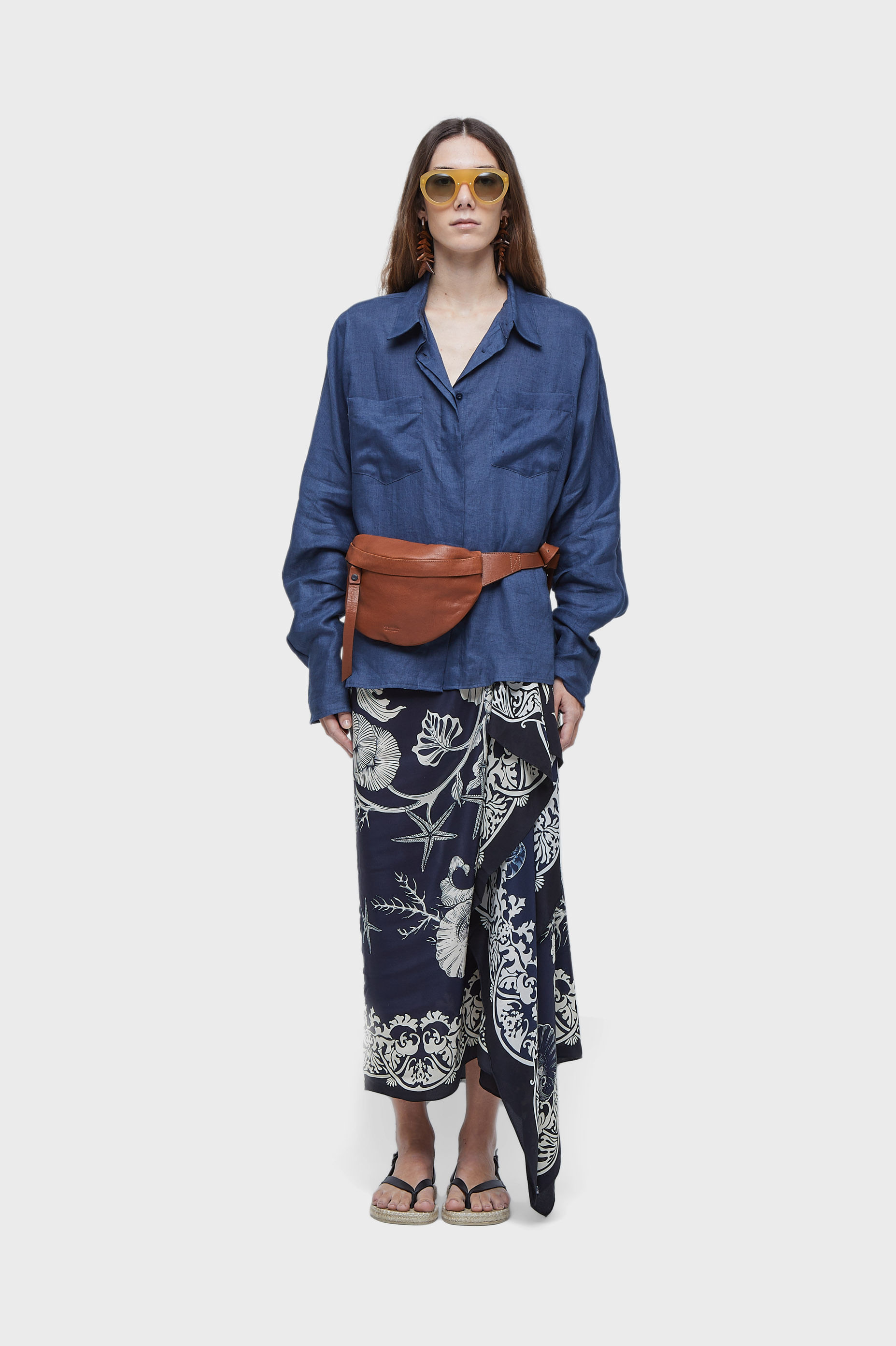 Pochete leather e-basics
