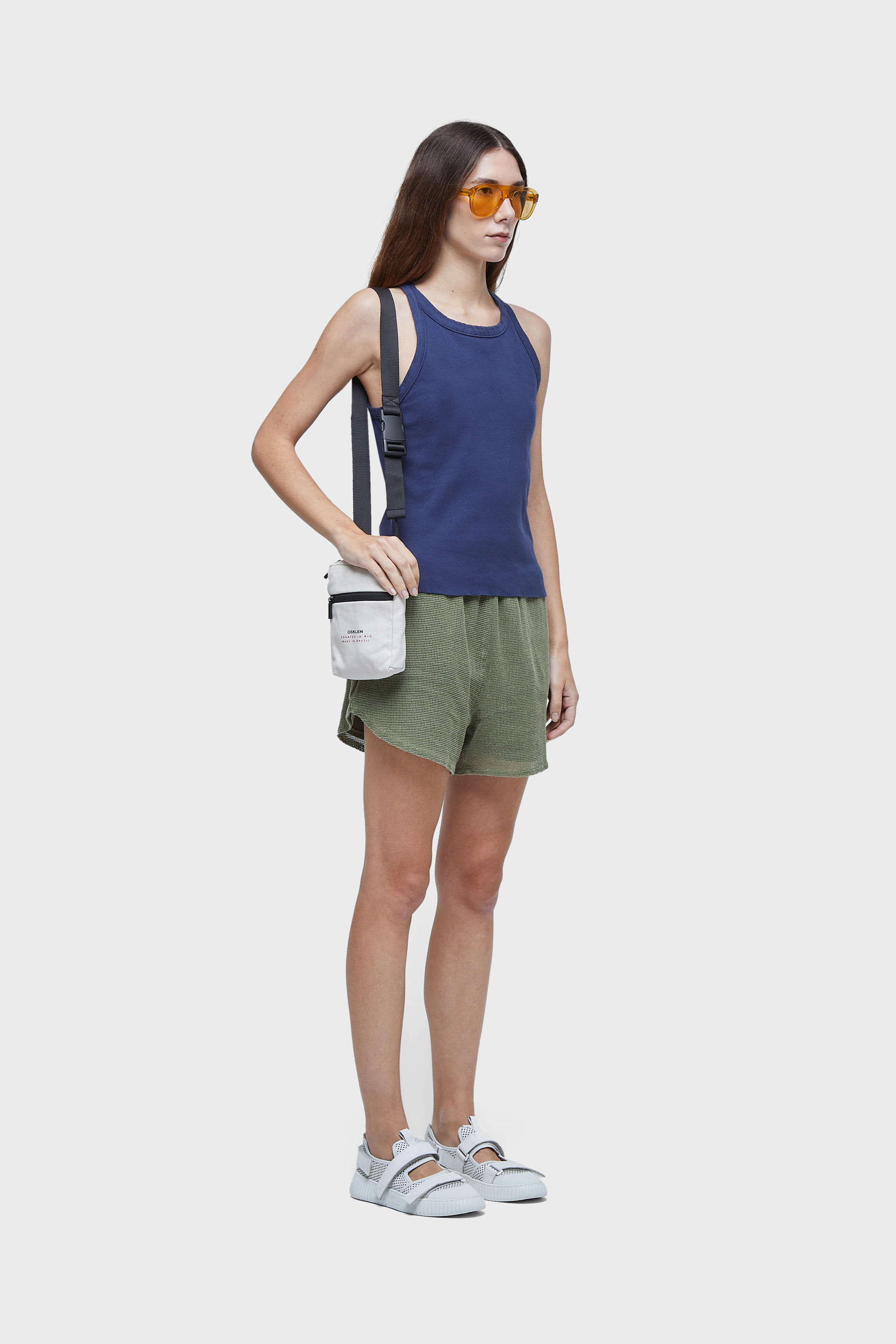 Bolsa crossbody lona