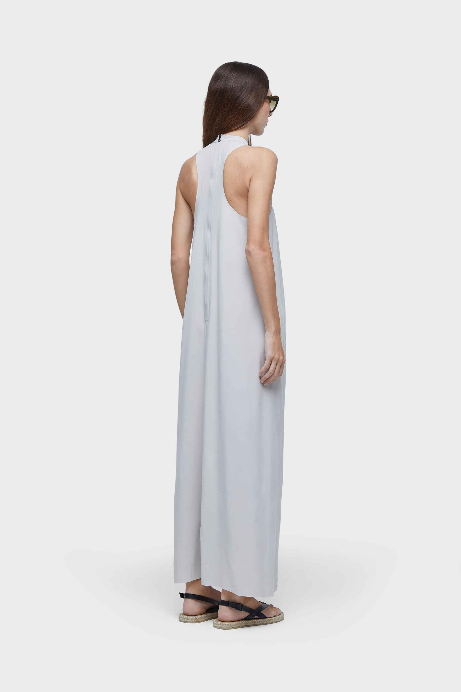 Vestido superlight gola raglan