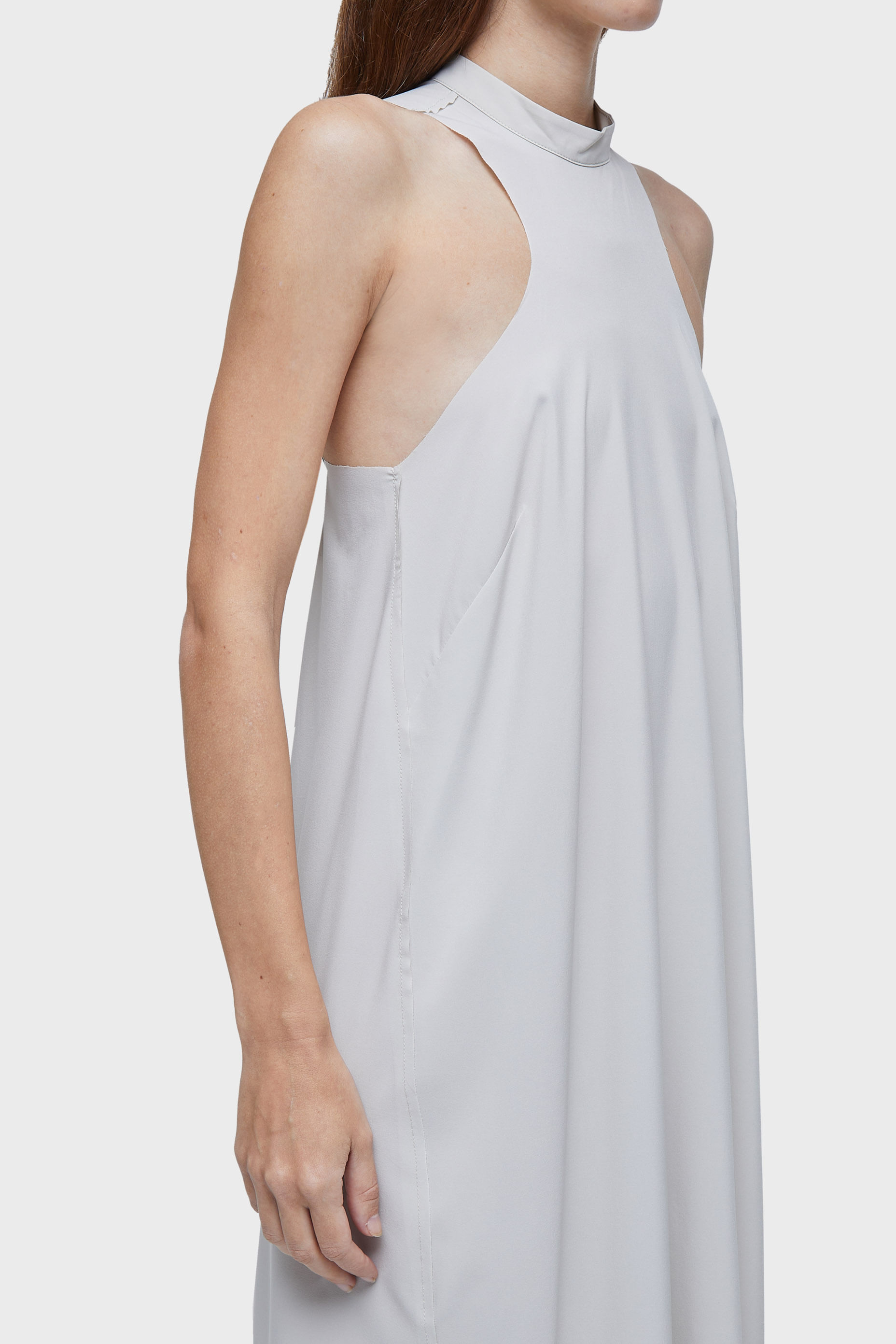 Vestido superlight gola raglan