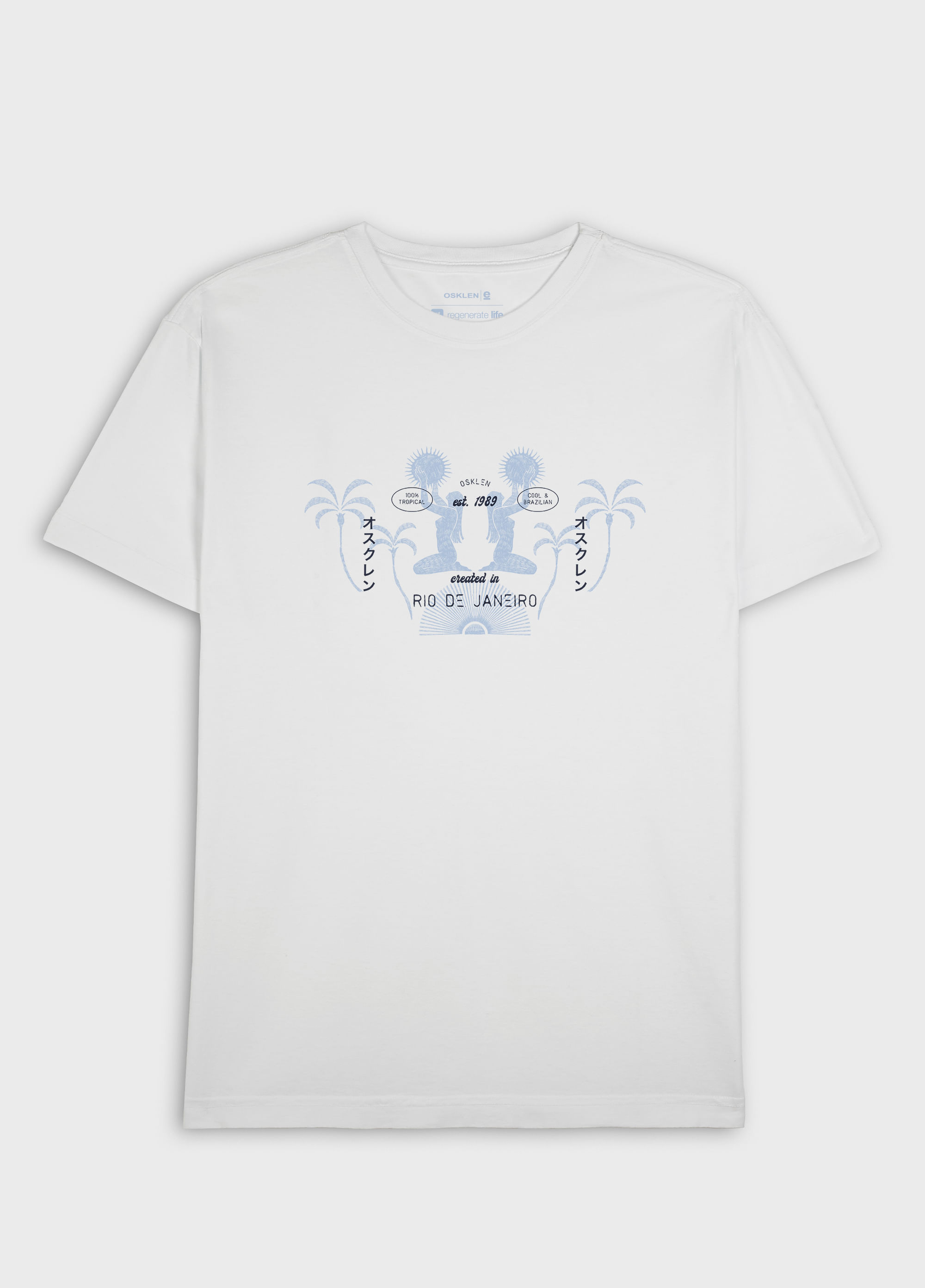 T-shirt stone tropical trace