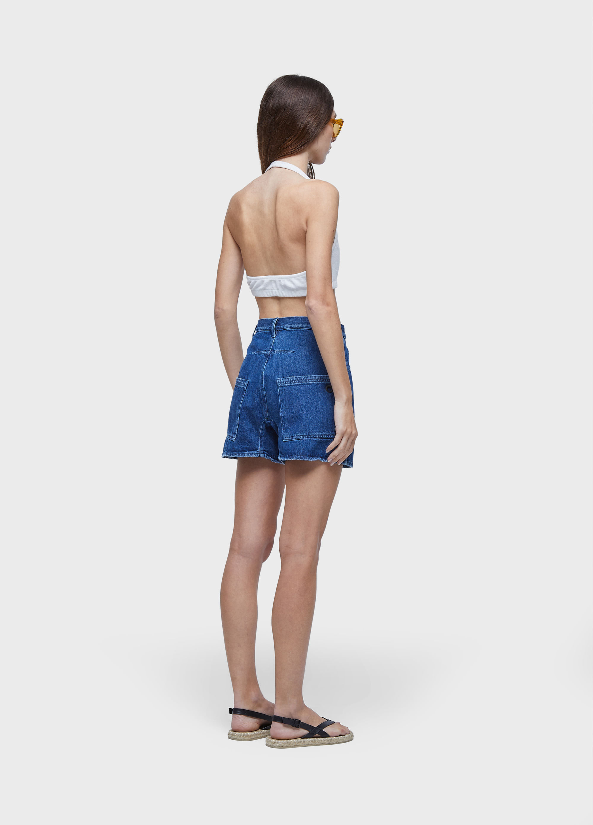 Short cut jeans e