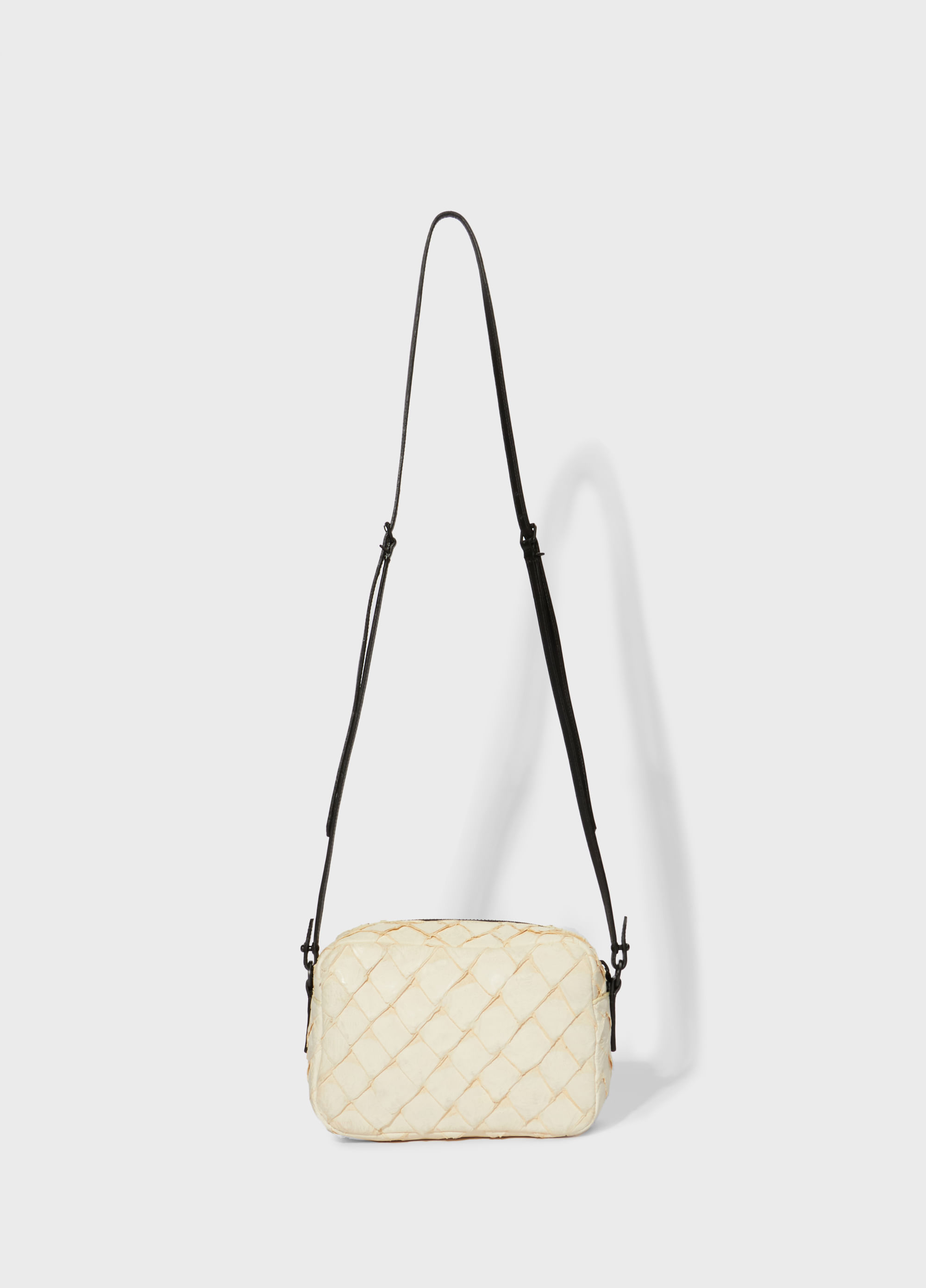 Pirarucu and salmon small crossbody bag
