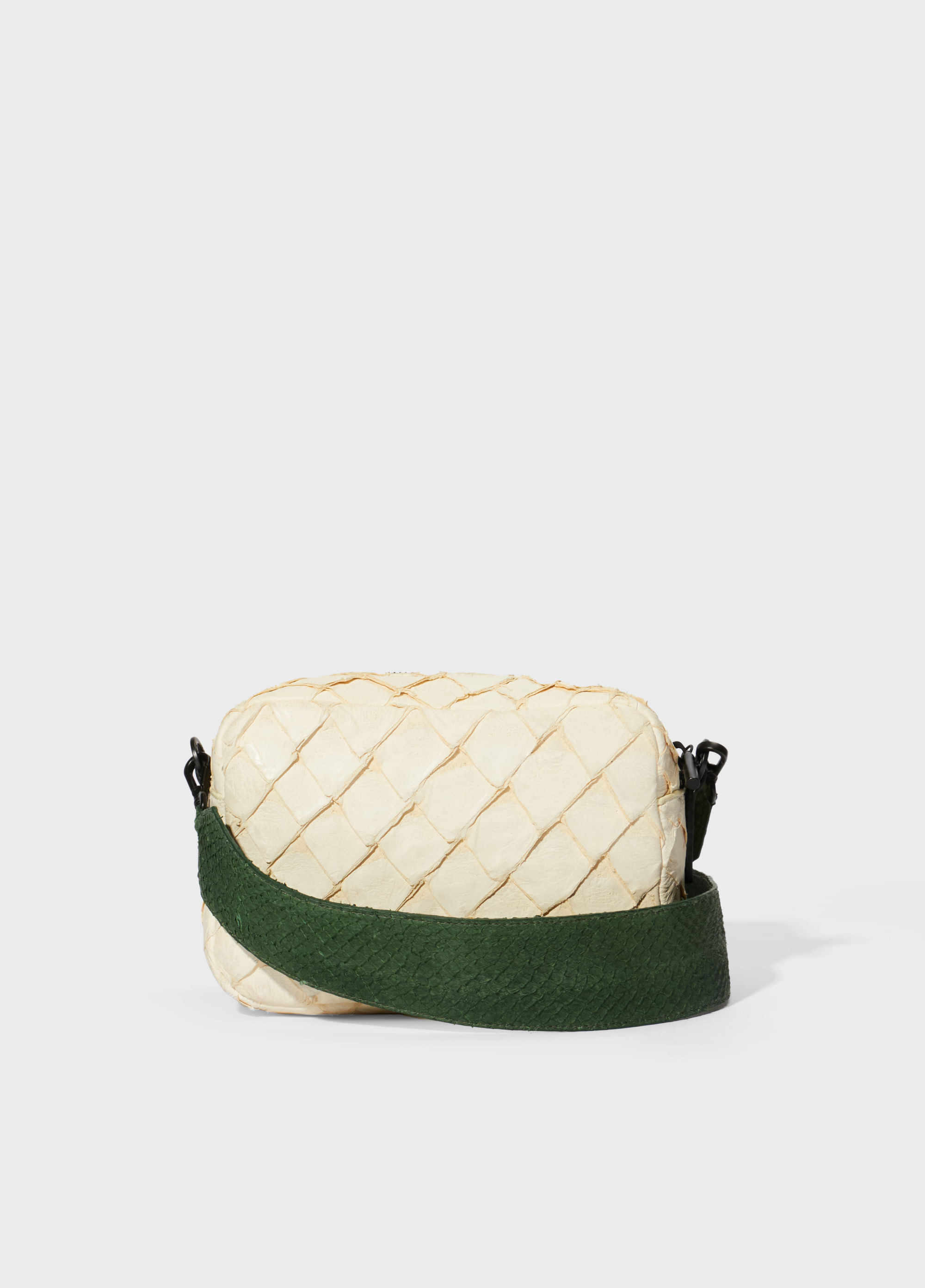 Pirarucu and salmon small crossbody bag
