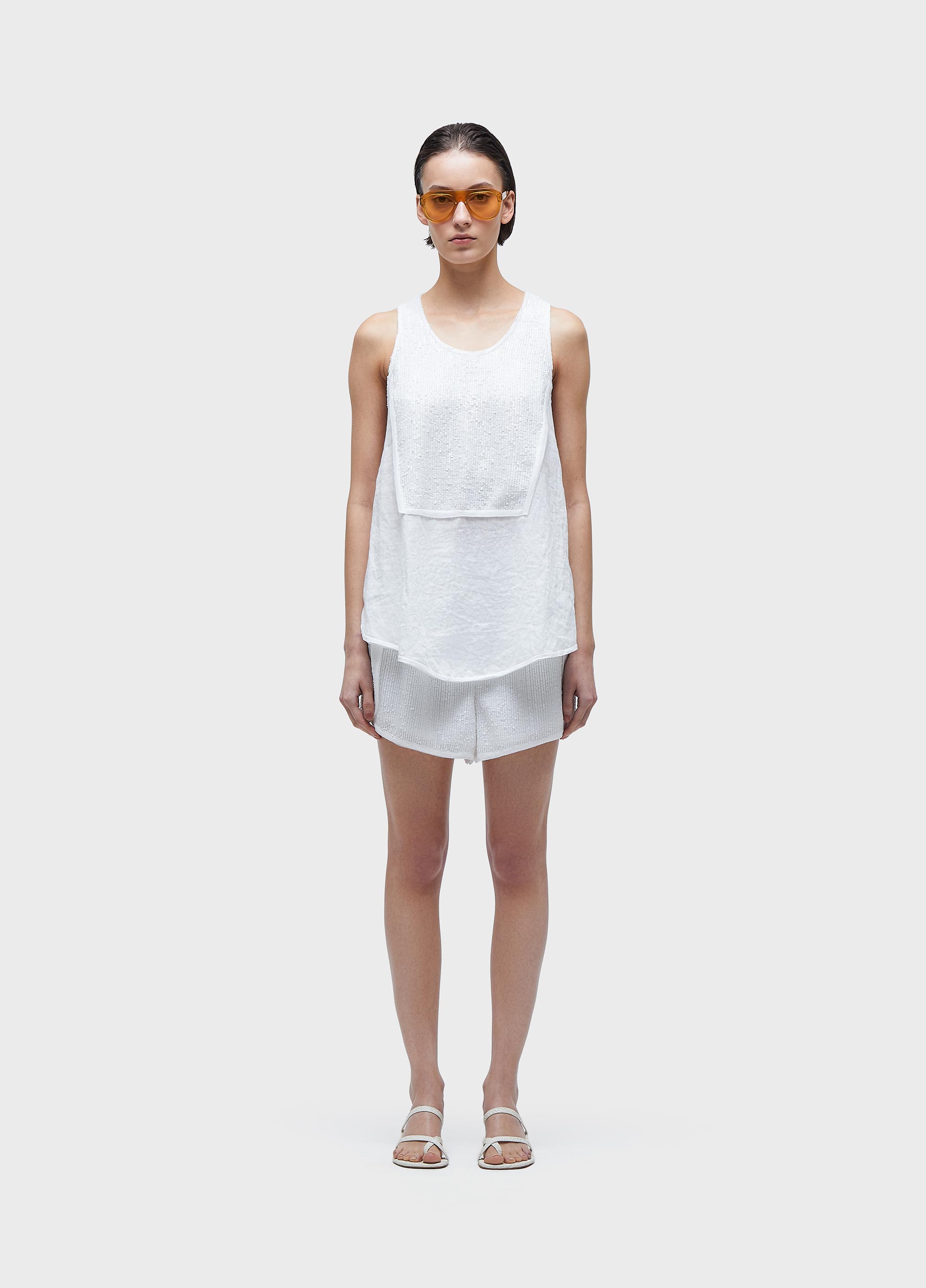 Short running linen paete