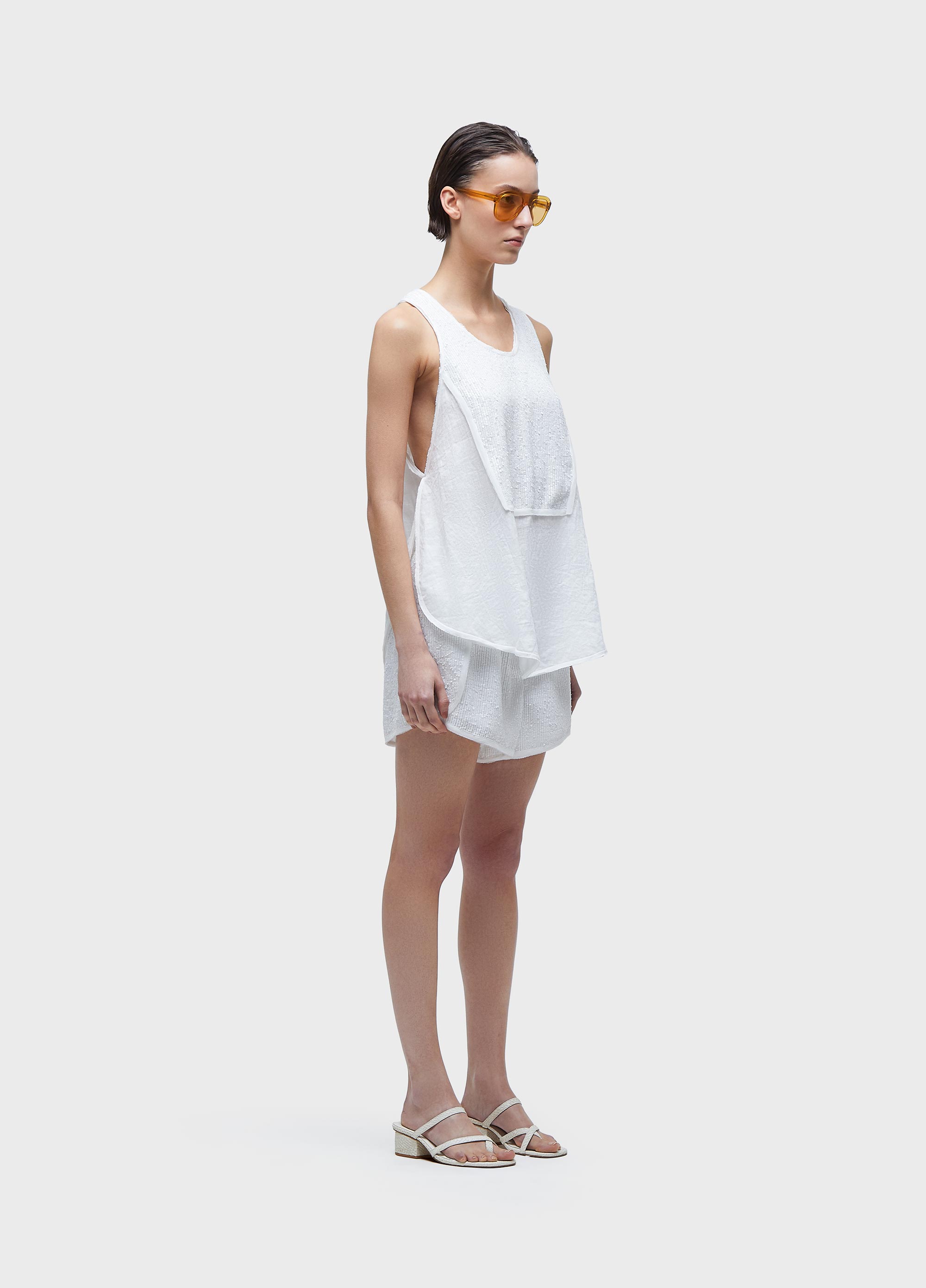Short running linen paete