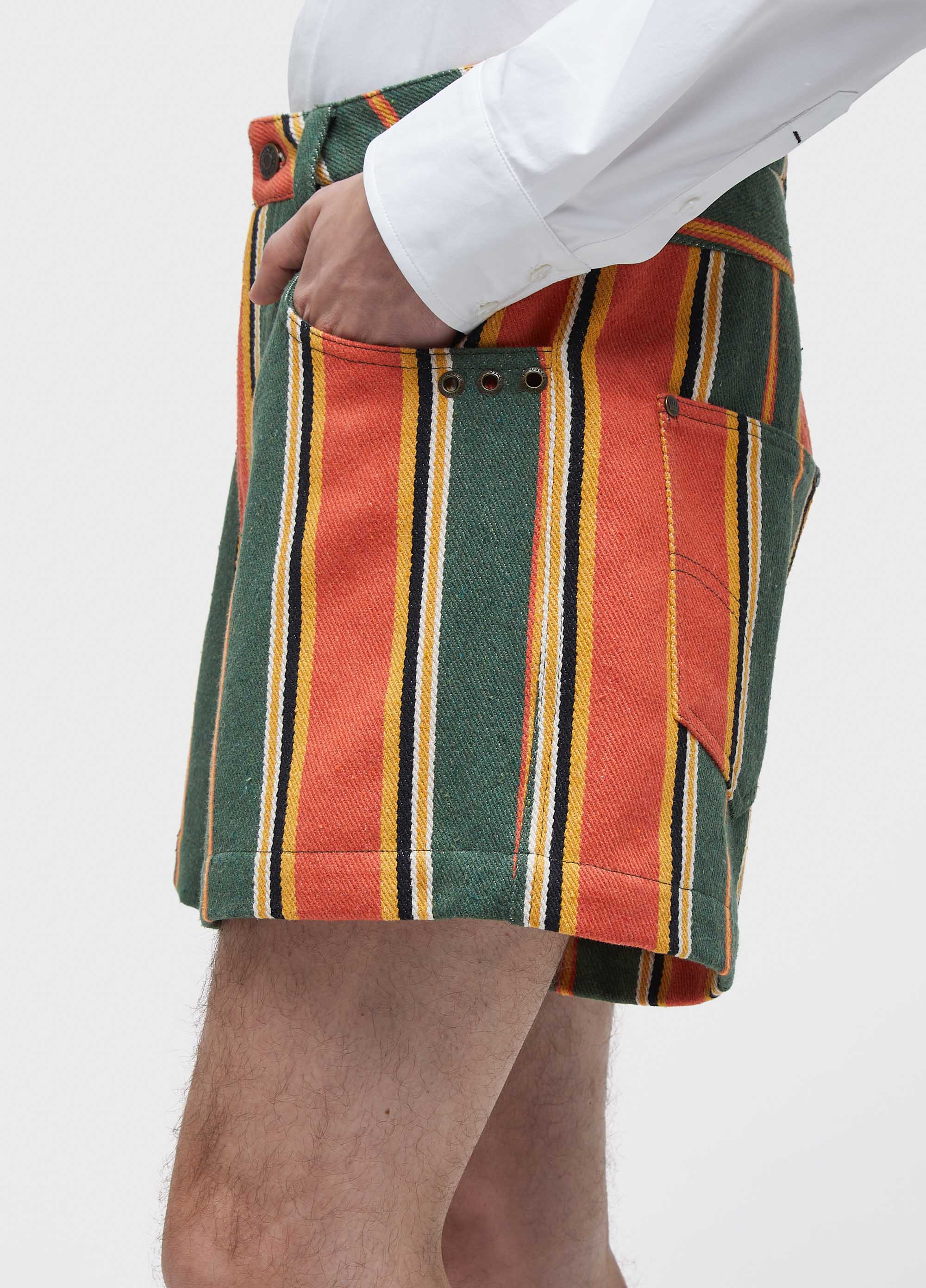Bermuda jacquard stripes