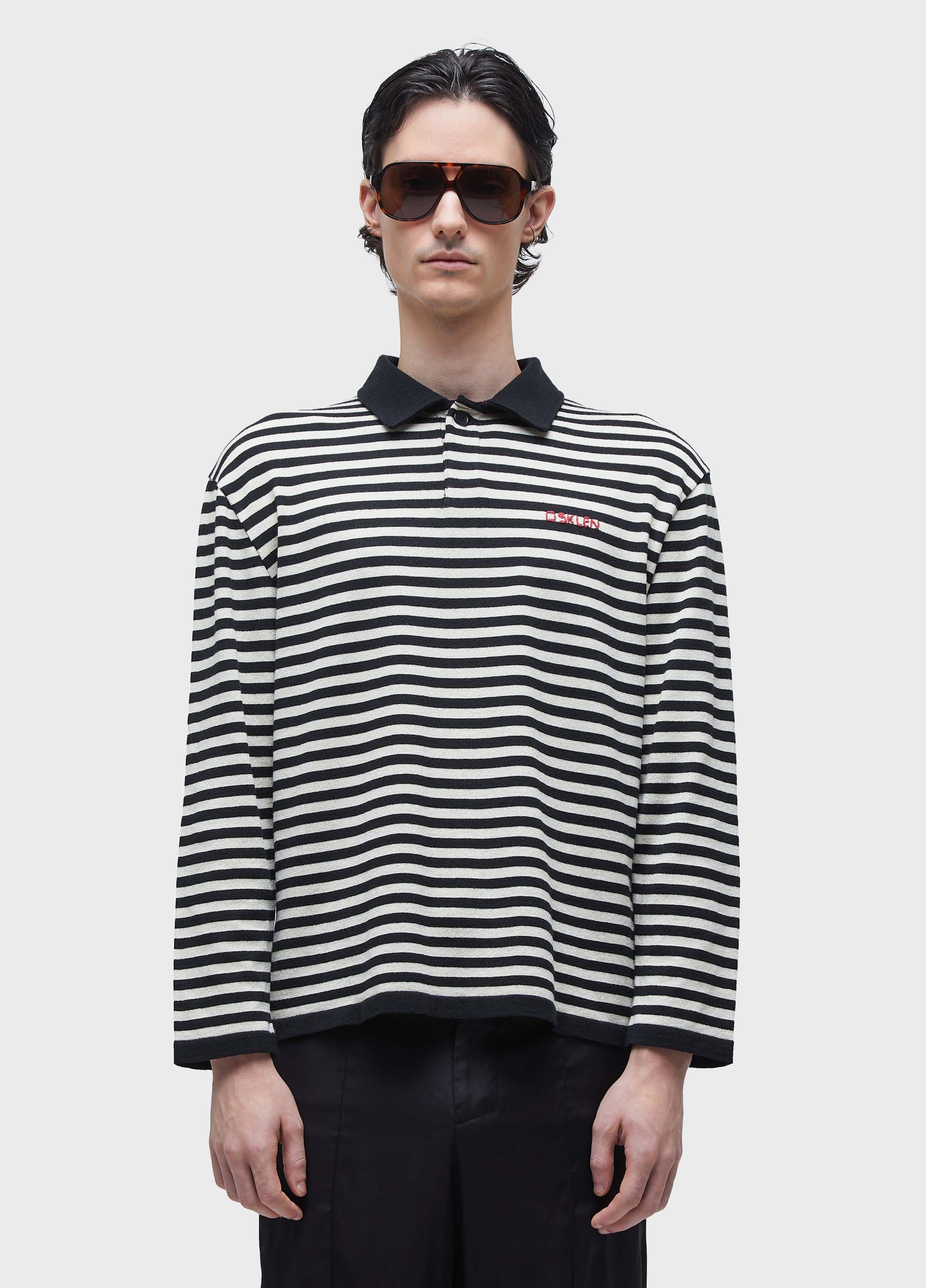 Polo tricot stripes