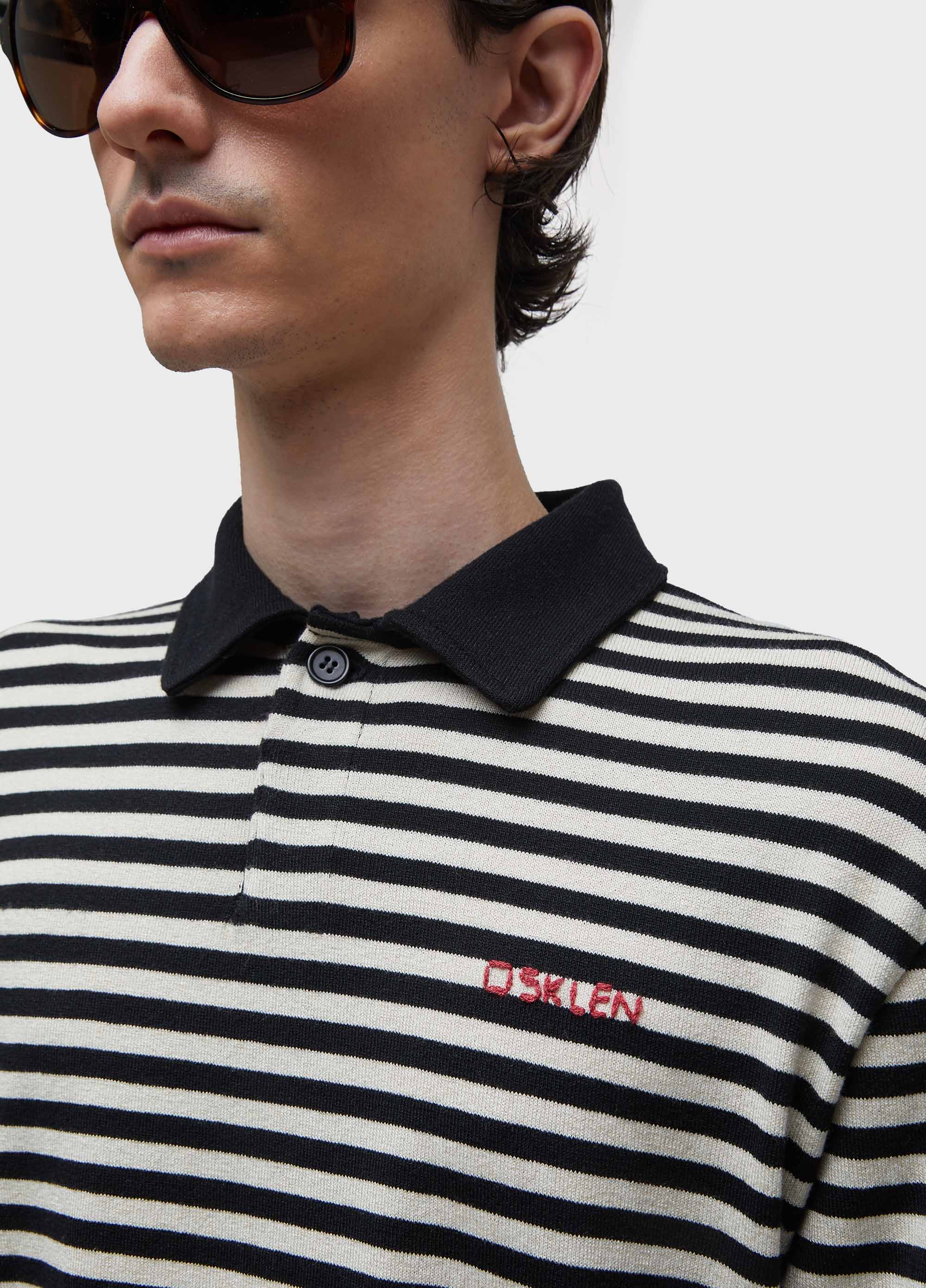 Polo tricot stripes