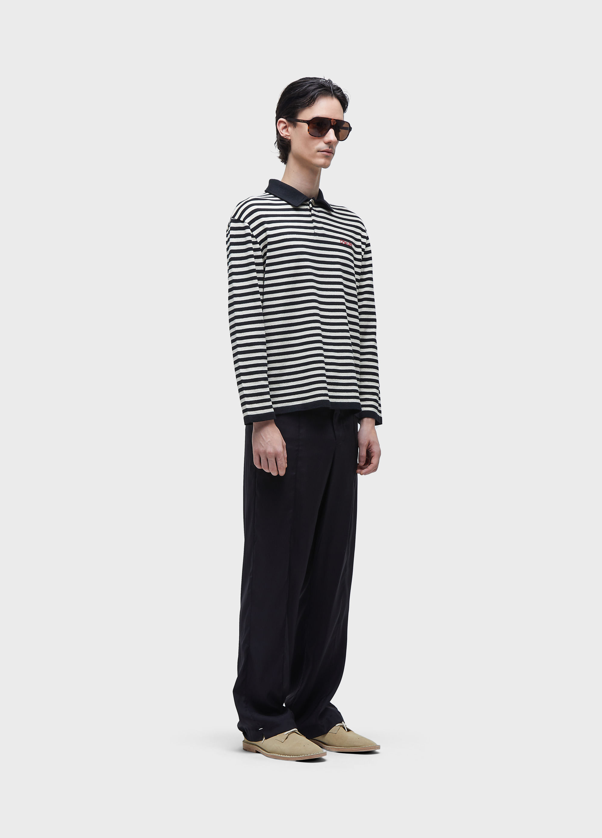Polo tricot stripes