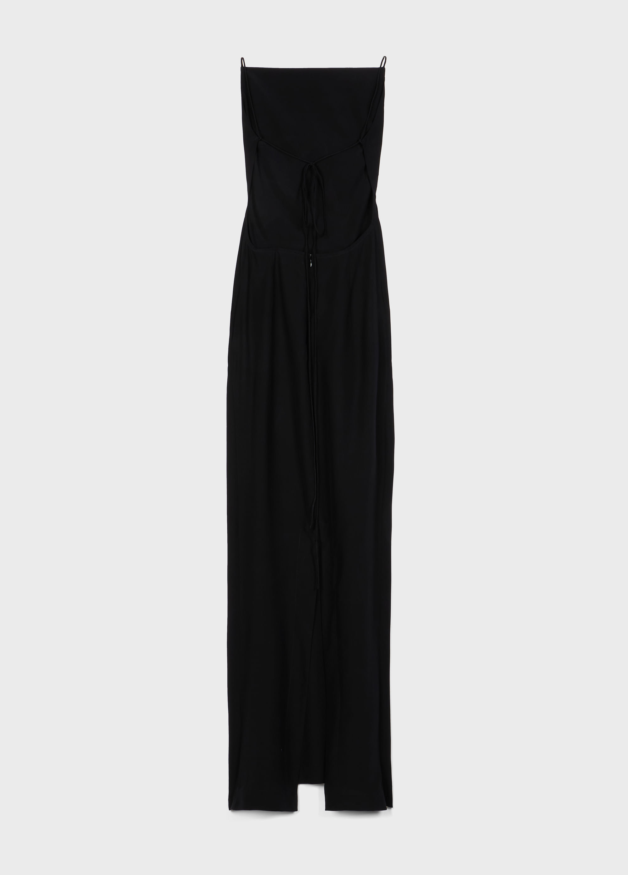 Vestido alças frente única