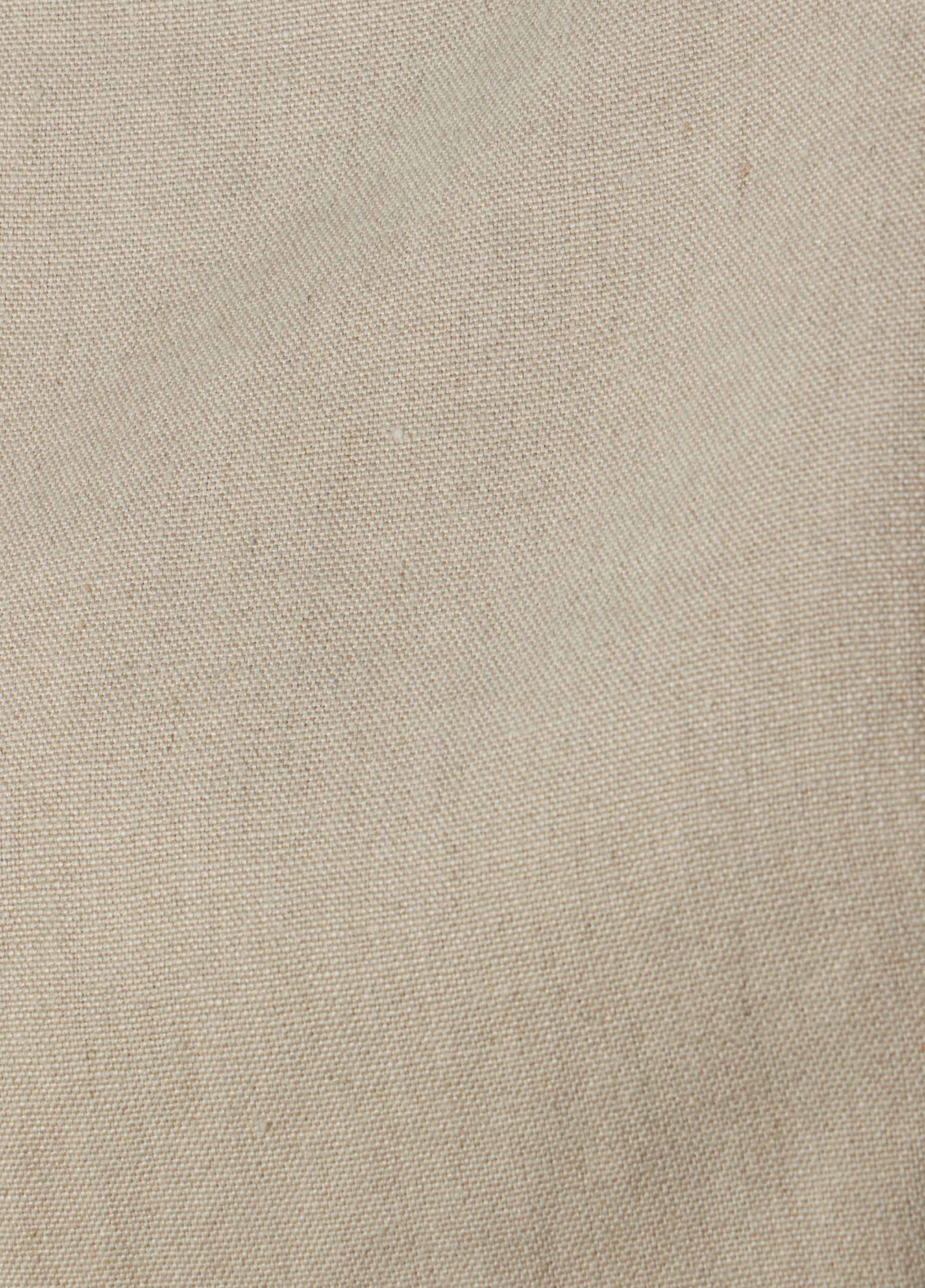 Top frente única linen