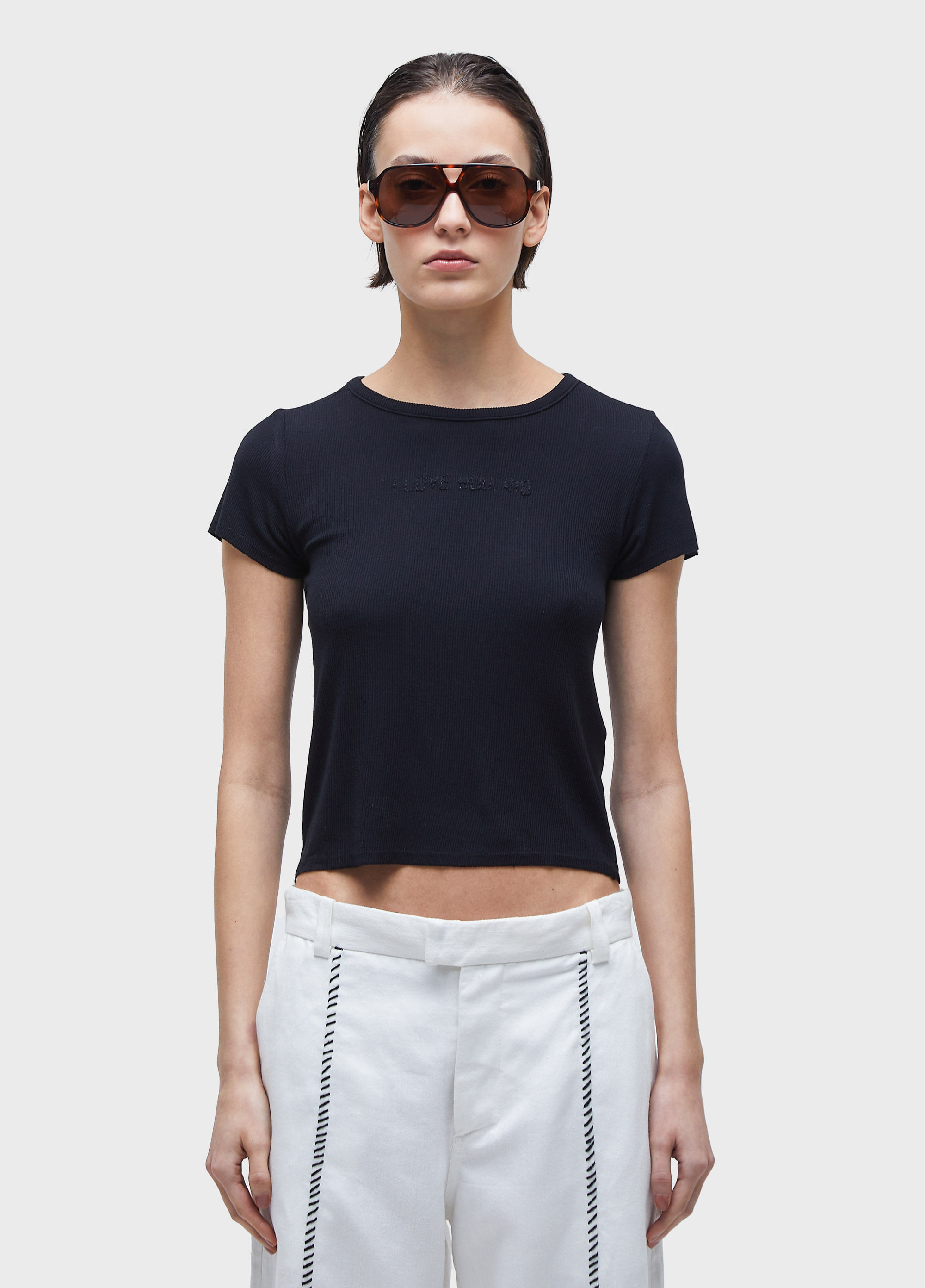 T-shirt baby look I love rio