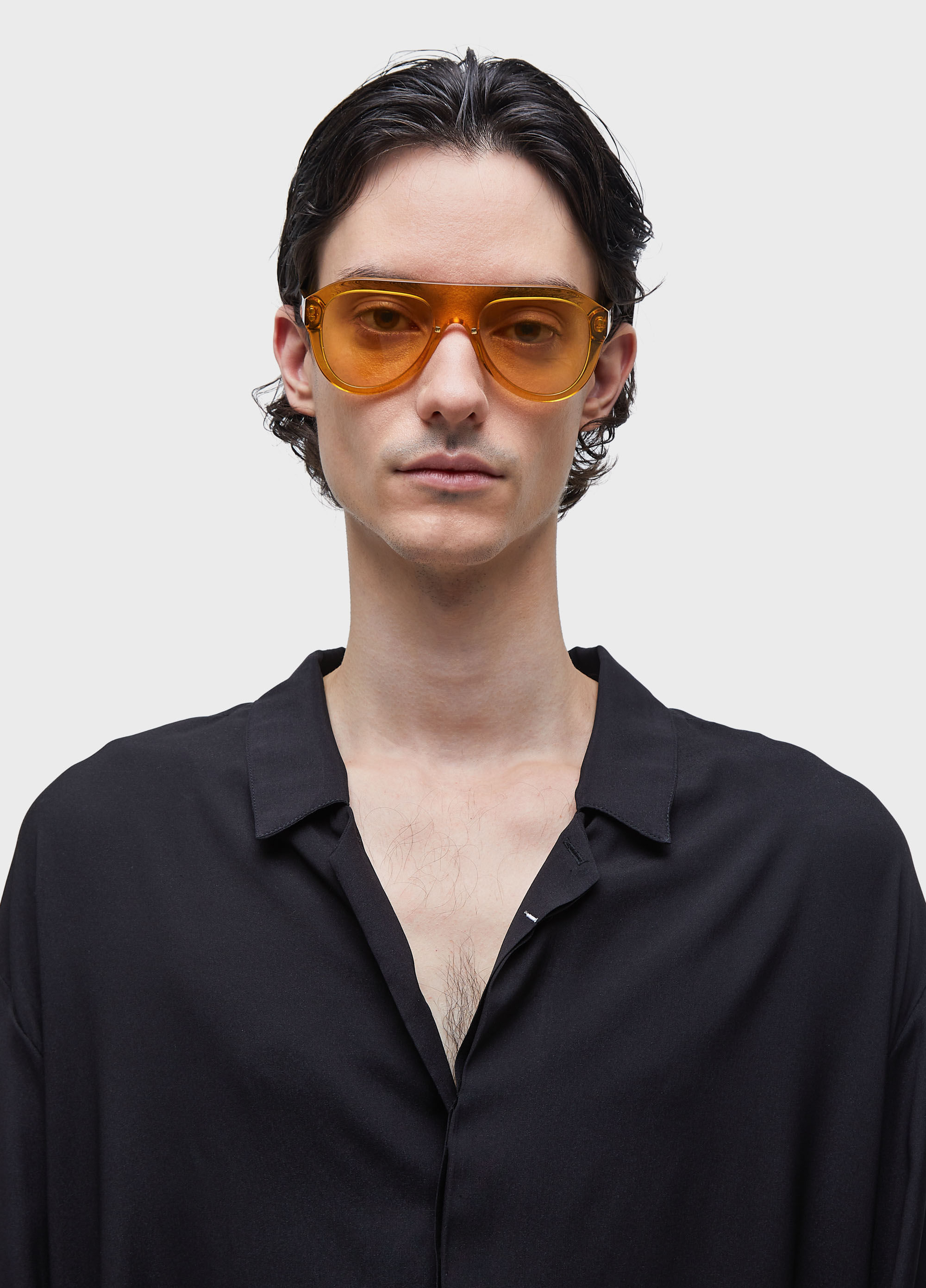 Camisa silk contraste