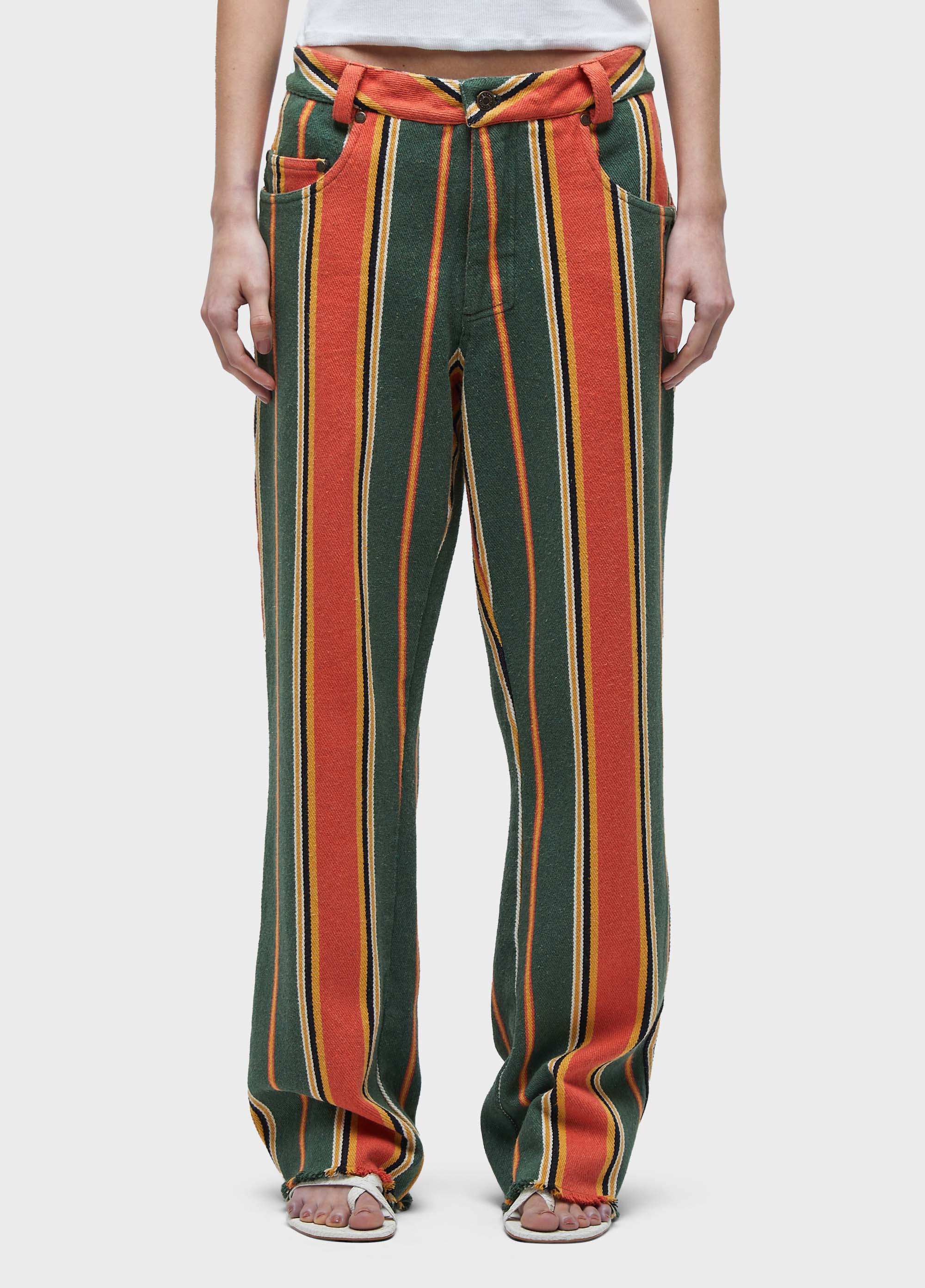 Calça cotton stripes