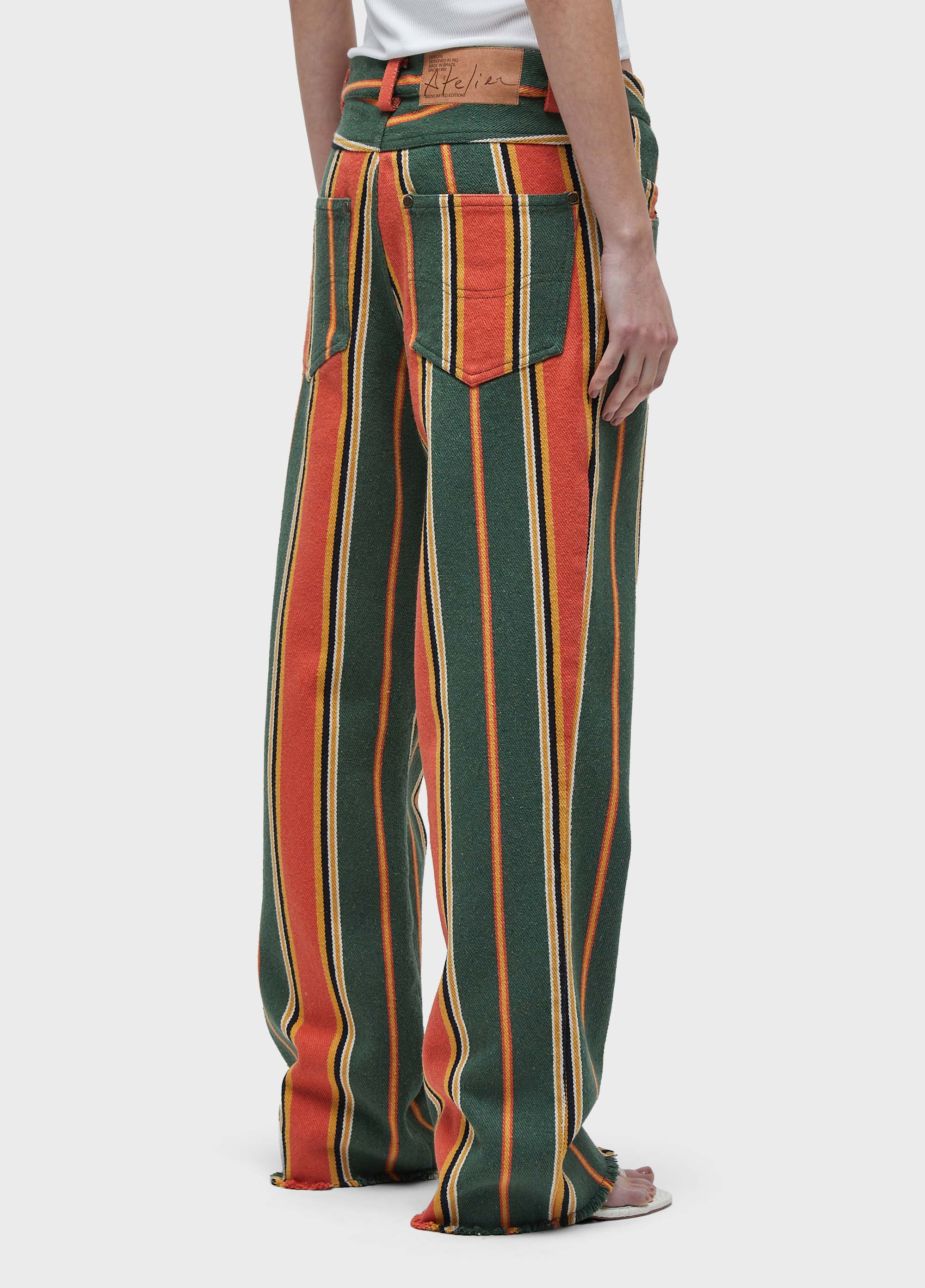 Calça cotton stripes