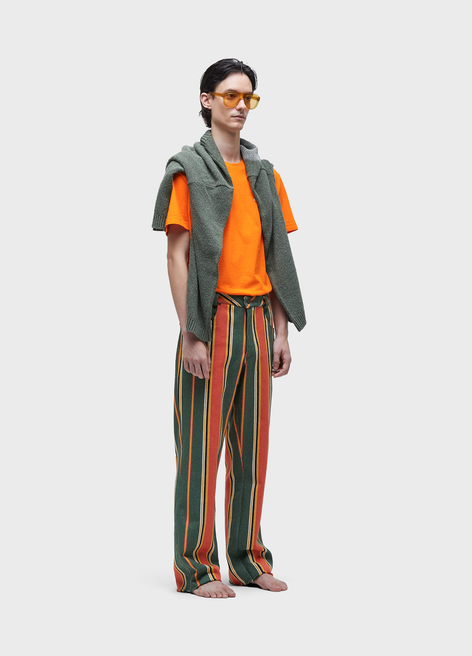 Calça cotton stripes