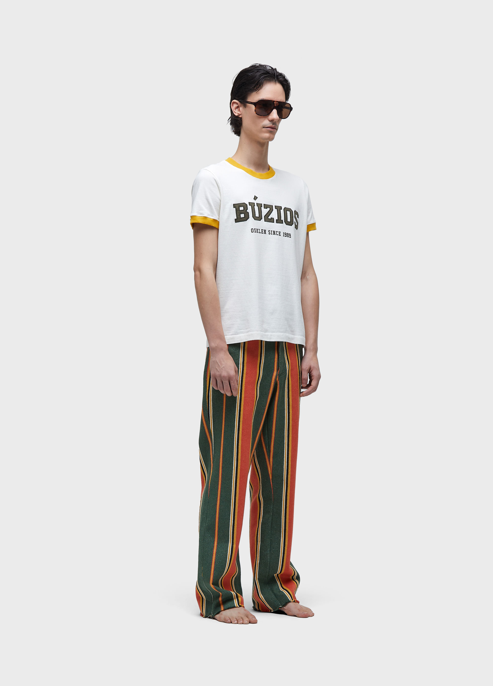 Calça cotton stripes