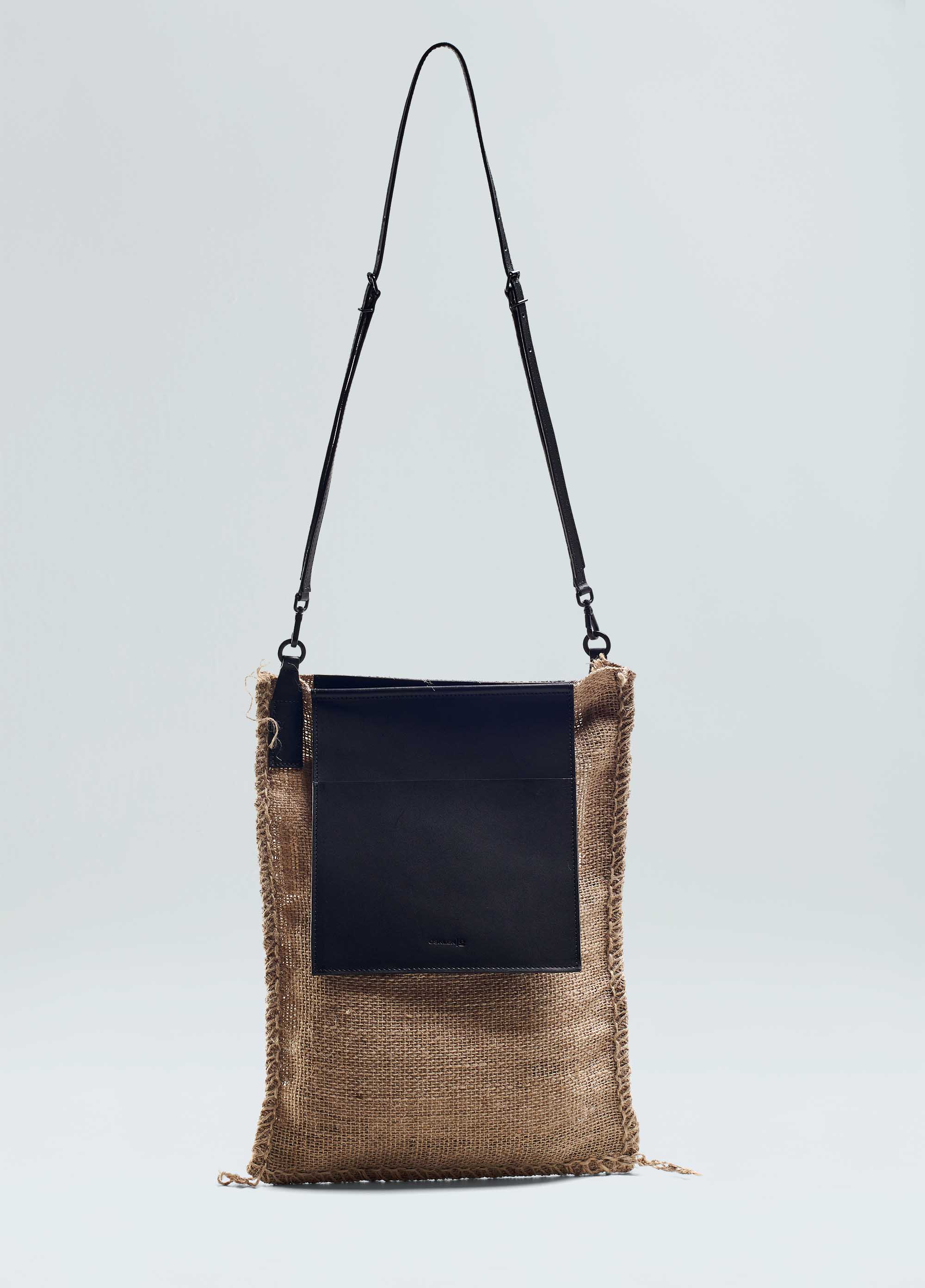 Bolsa tote flat juta