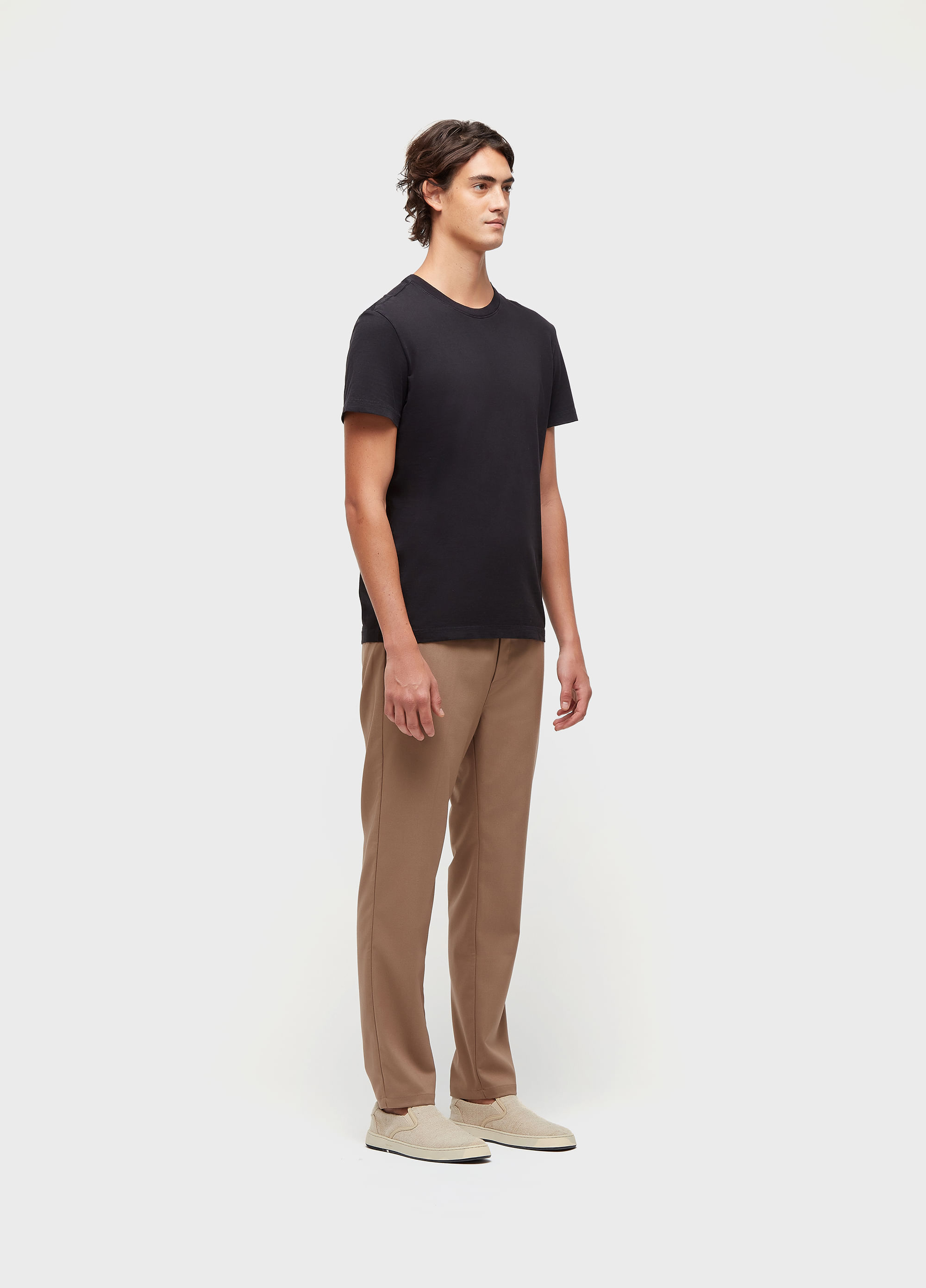 Calça alfaiataria knit