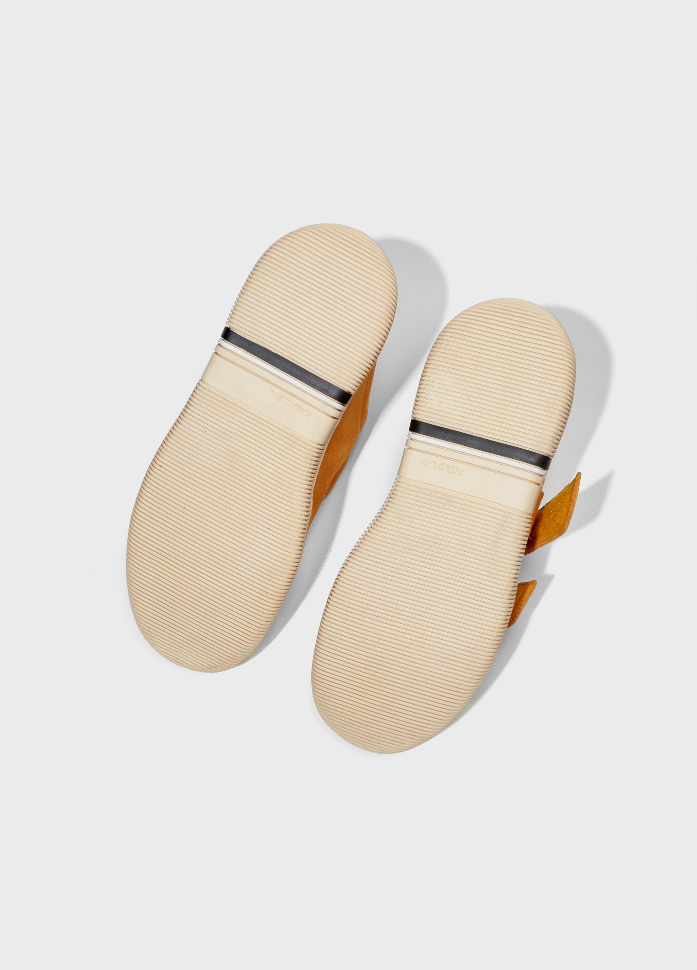 Tênis hybrid velcro camurça