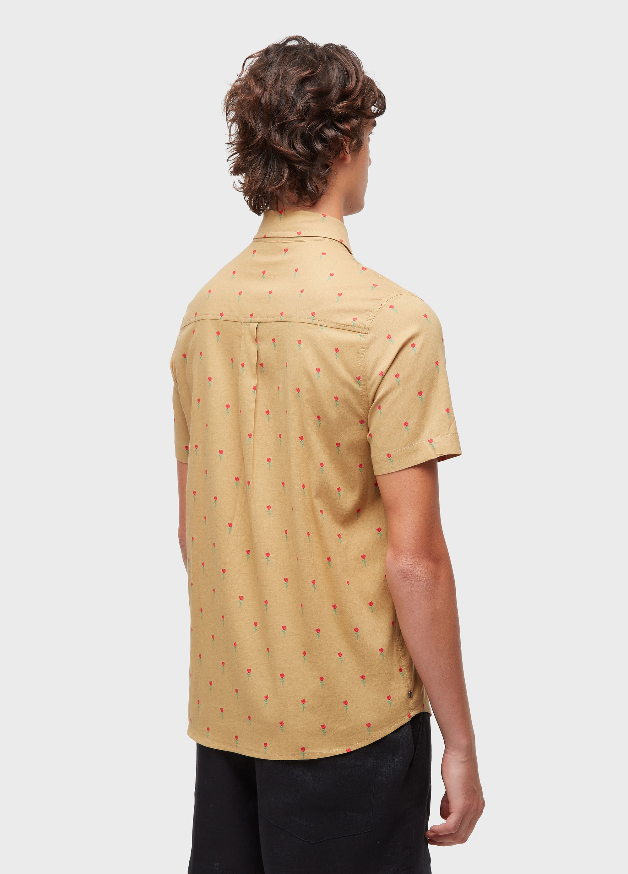 Camisa  mini rosas