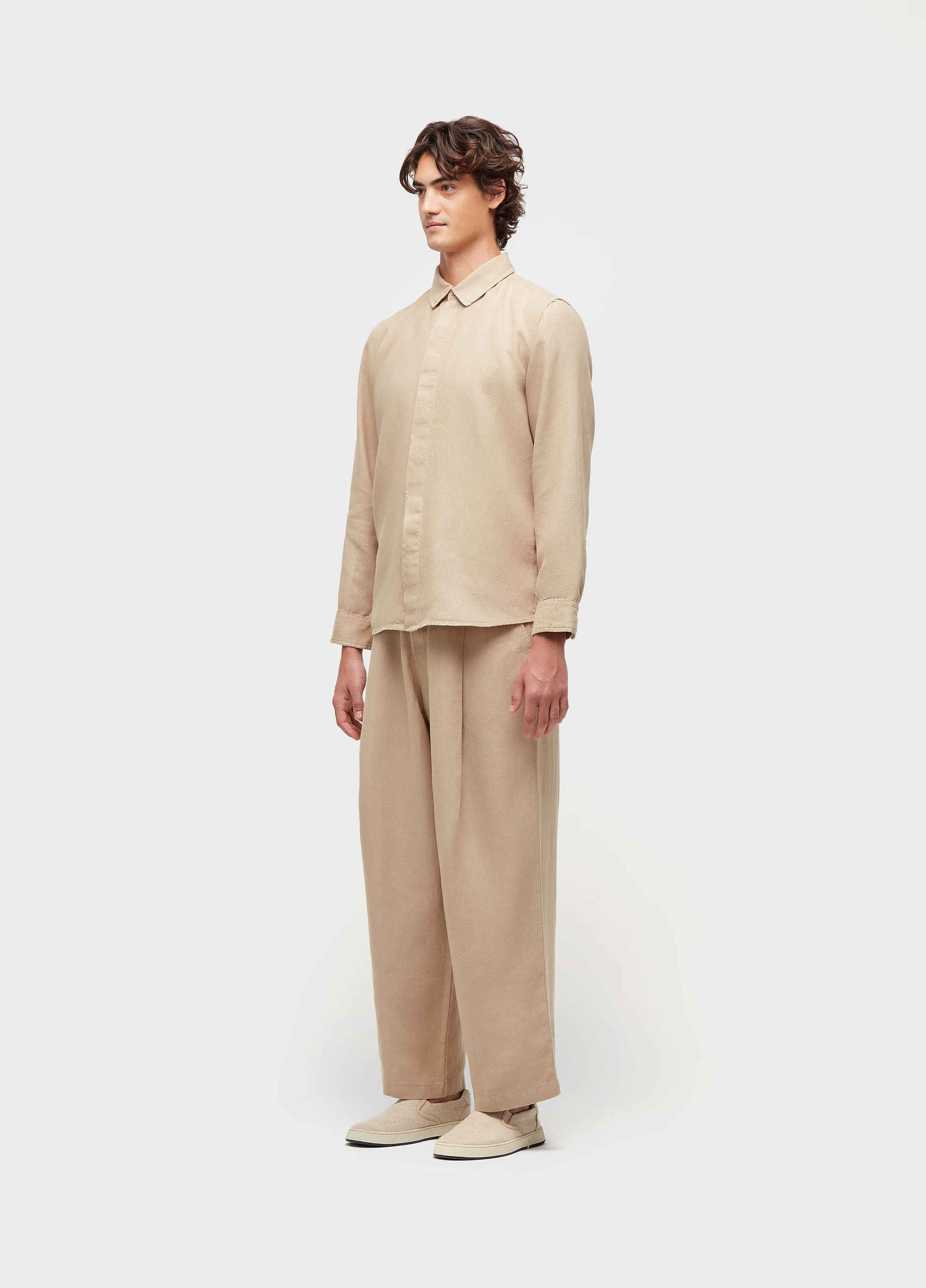 Calça alfaiataria linen new jazz