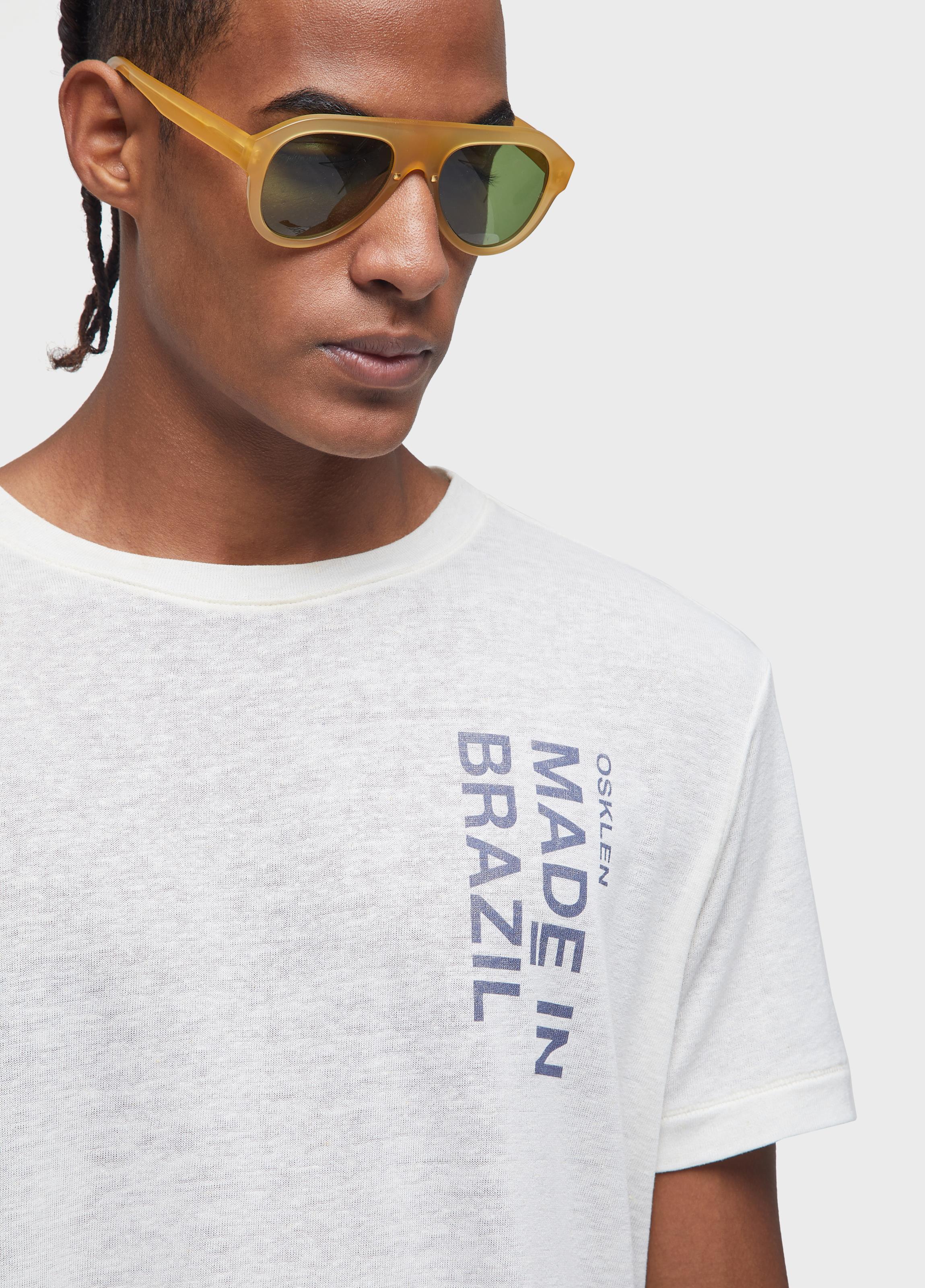 T-shirt light linen made in brazil