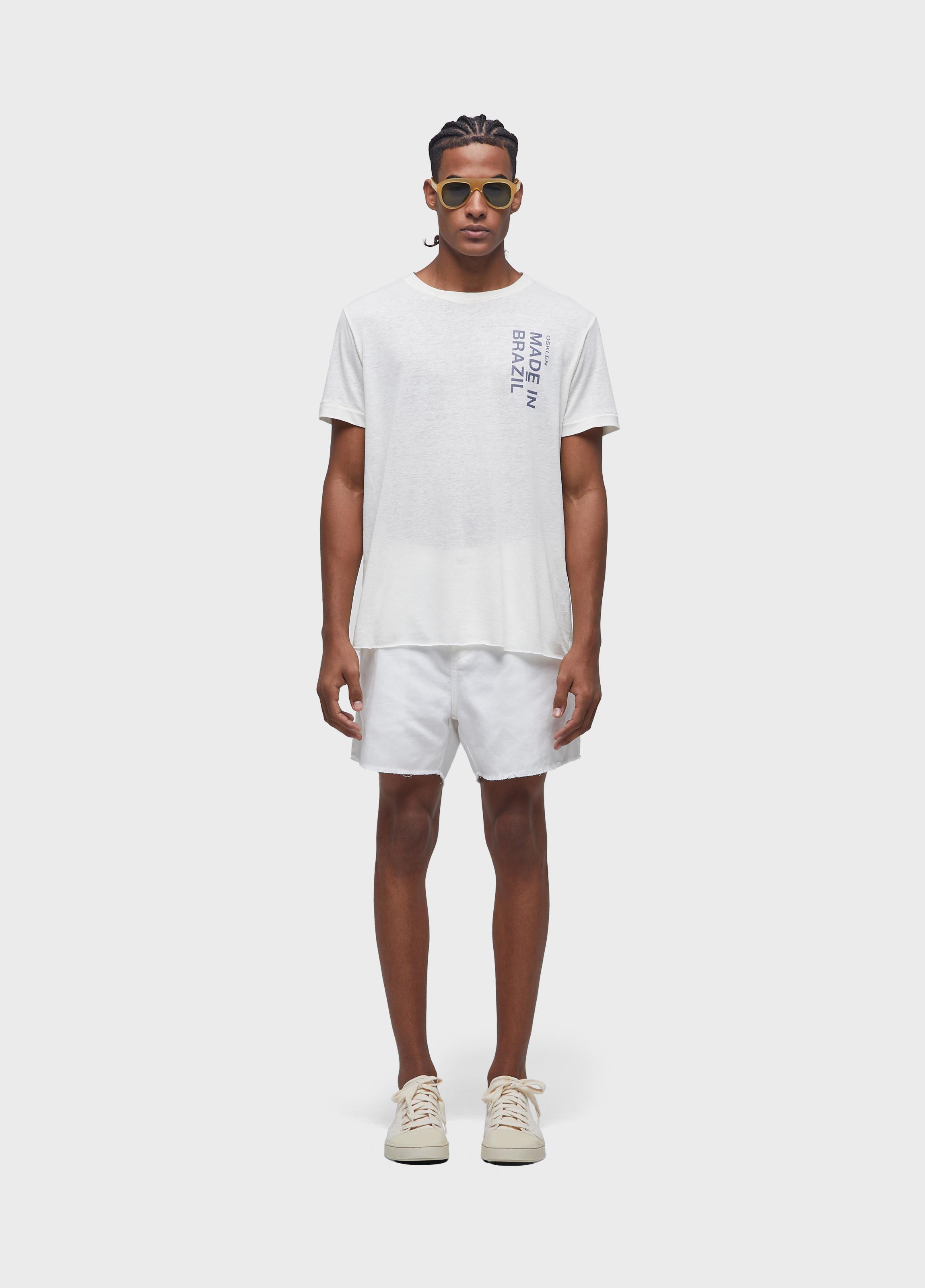 T-shirt light linen made in brazil