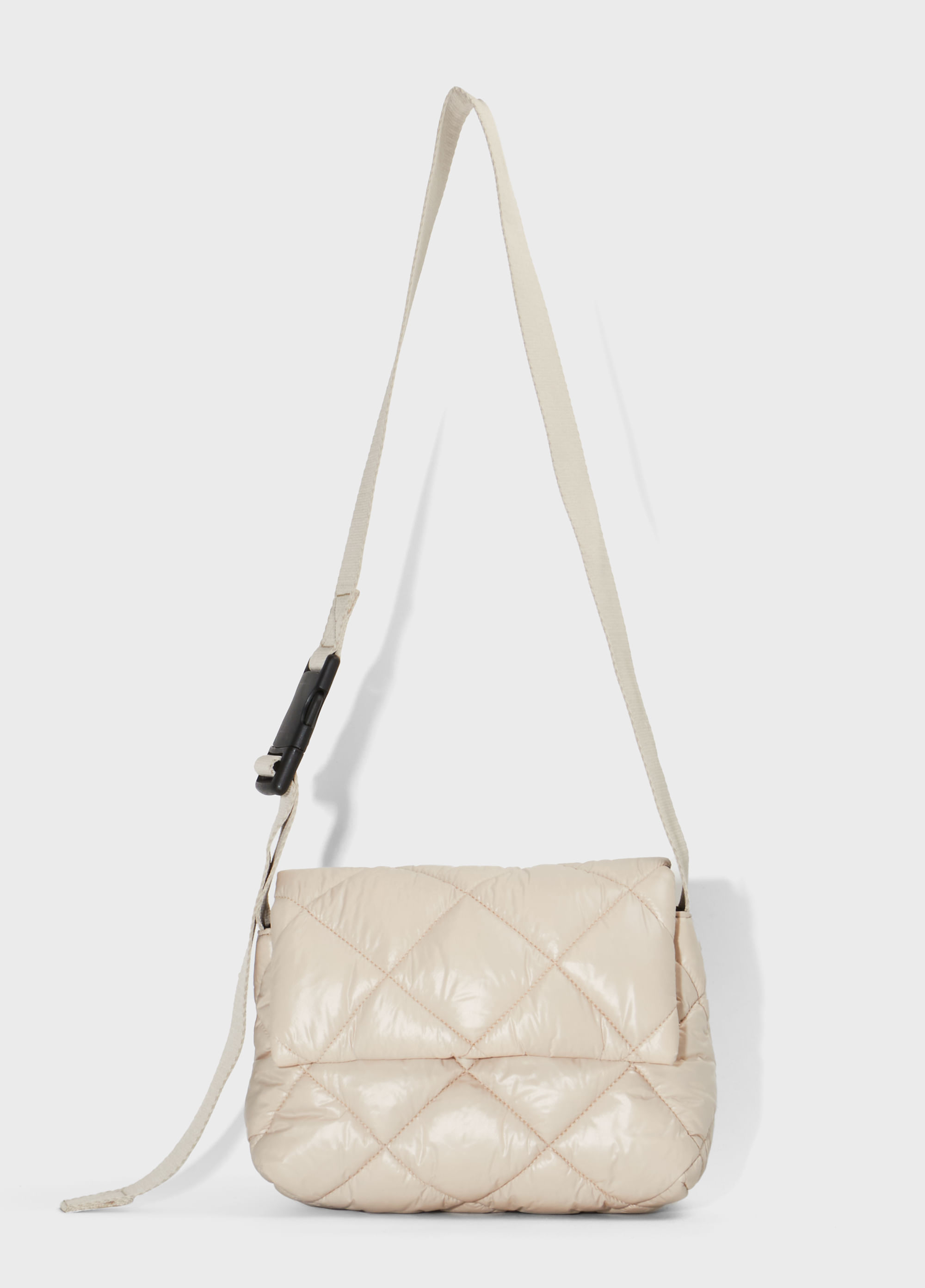 Bolsa small nylon crossbody matelassê