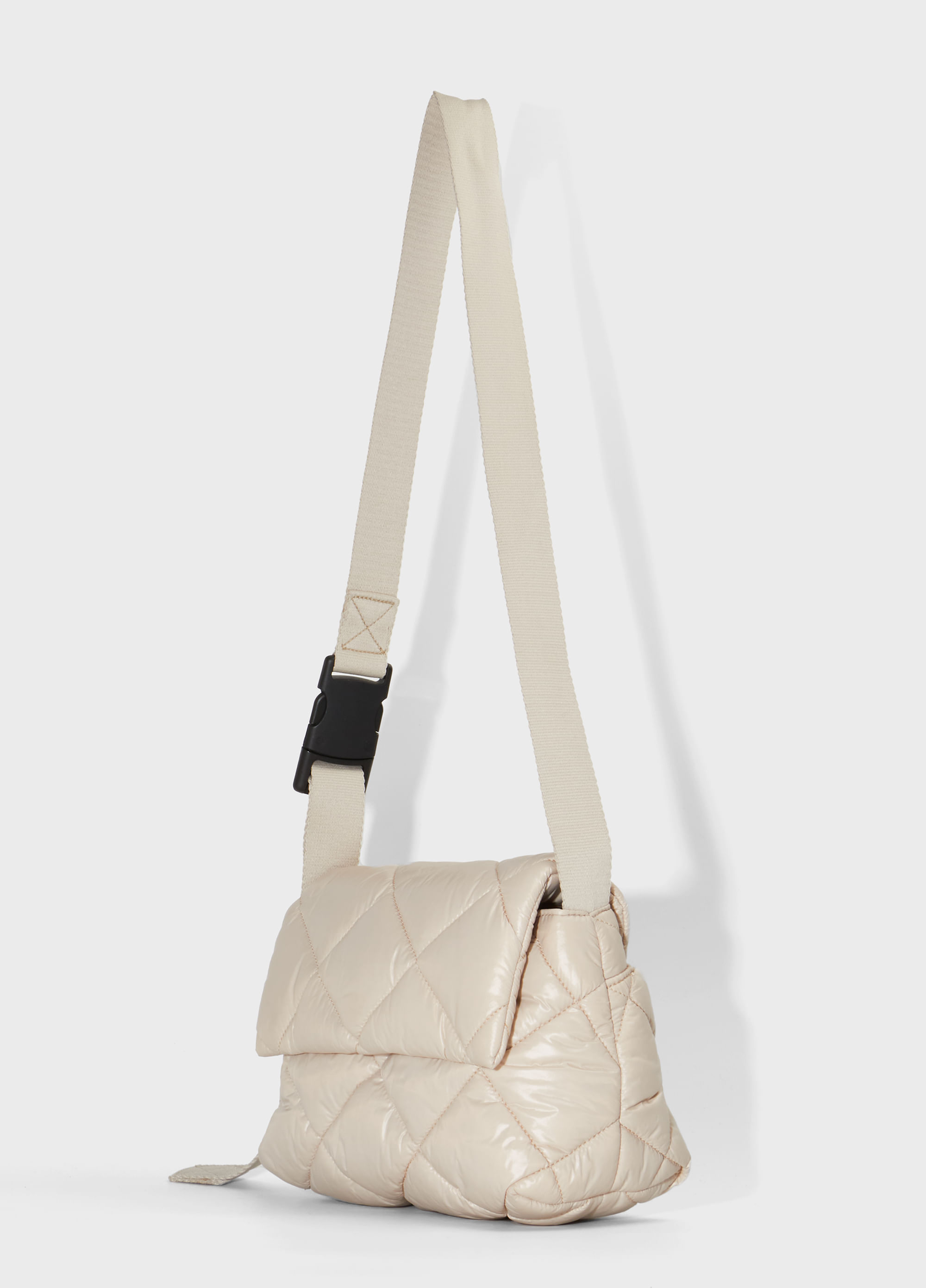 Bolsa small nylon crossbody matelassê