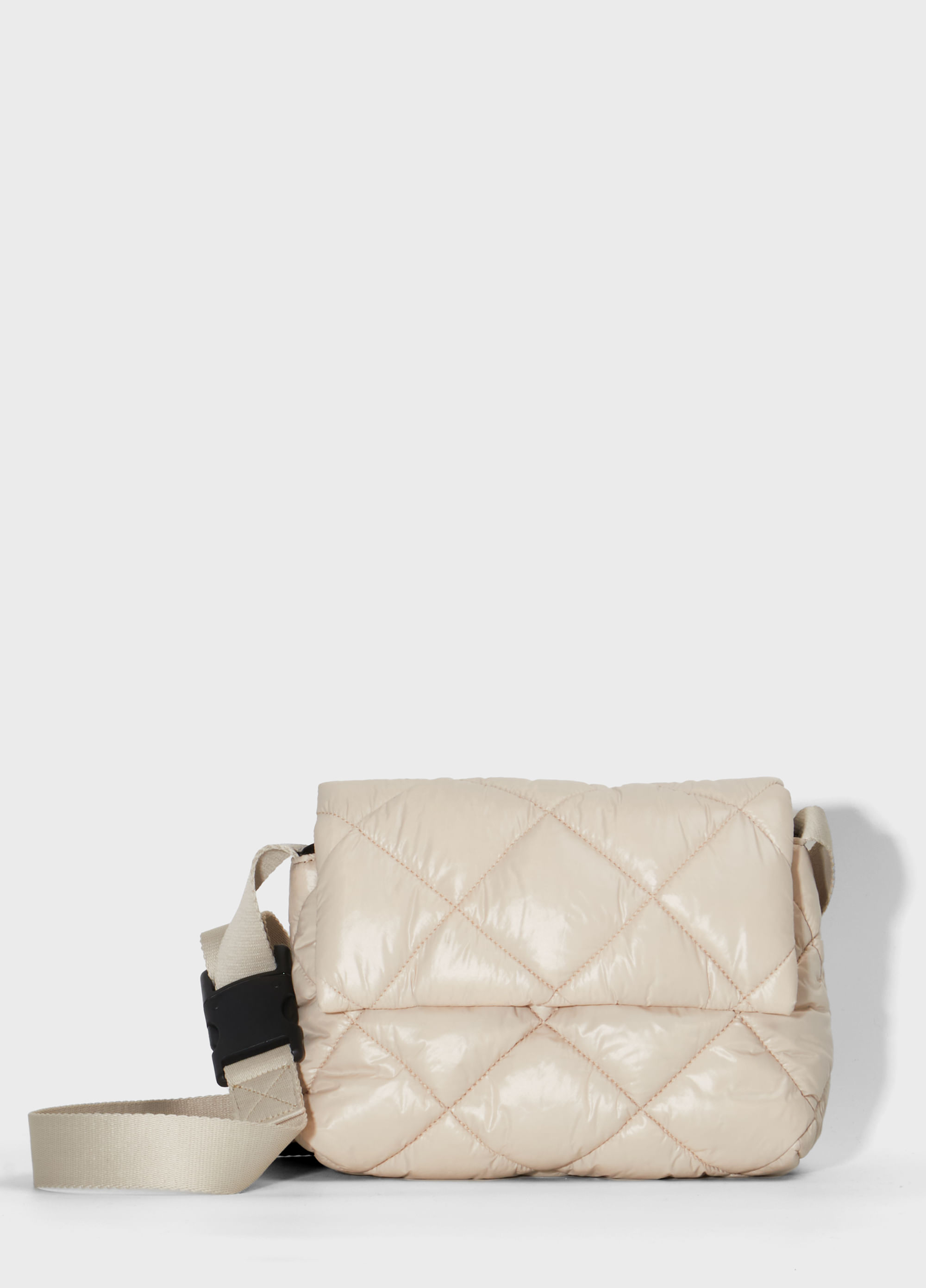 Bolsa small nylon crossbody matelassê