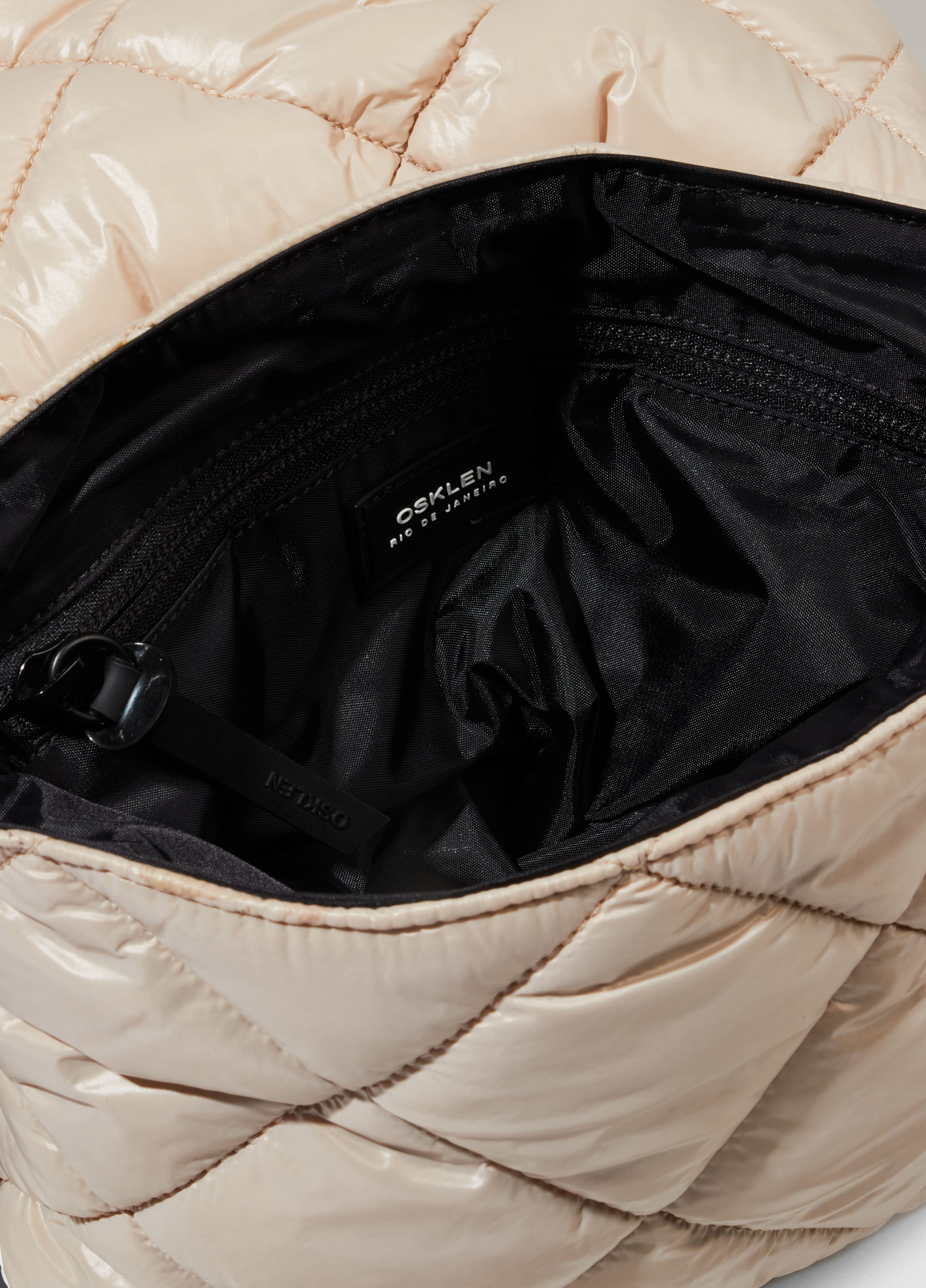 Bolsa small nylon crossbody matelassê