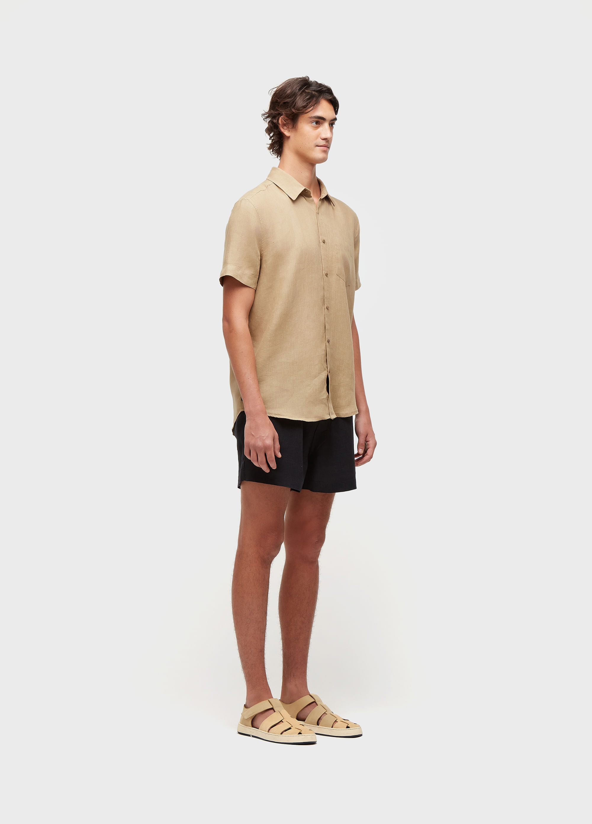 Camisa classic linen