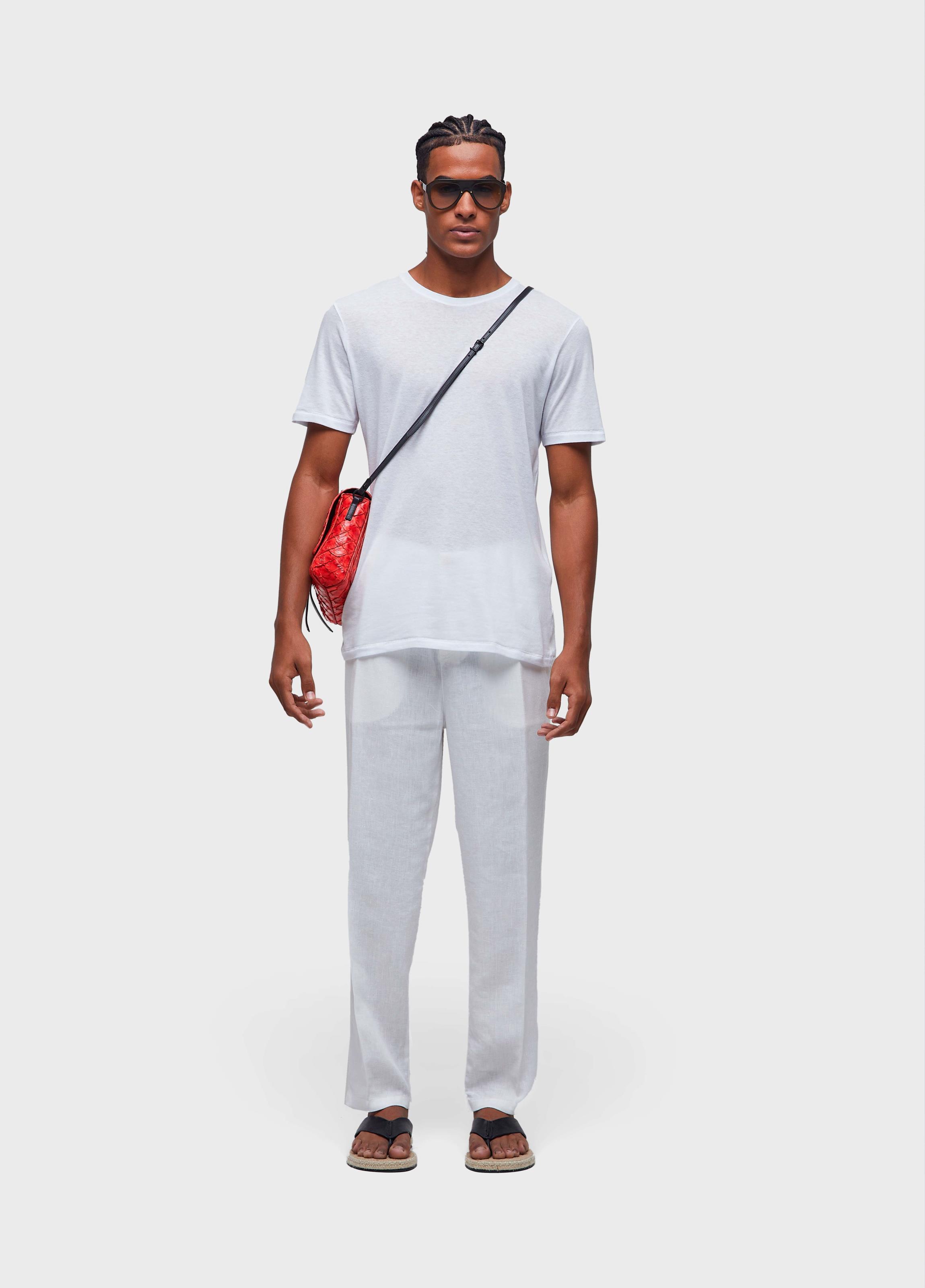 Calça alfaiataria linen classic new
