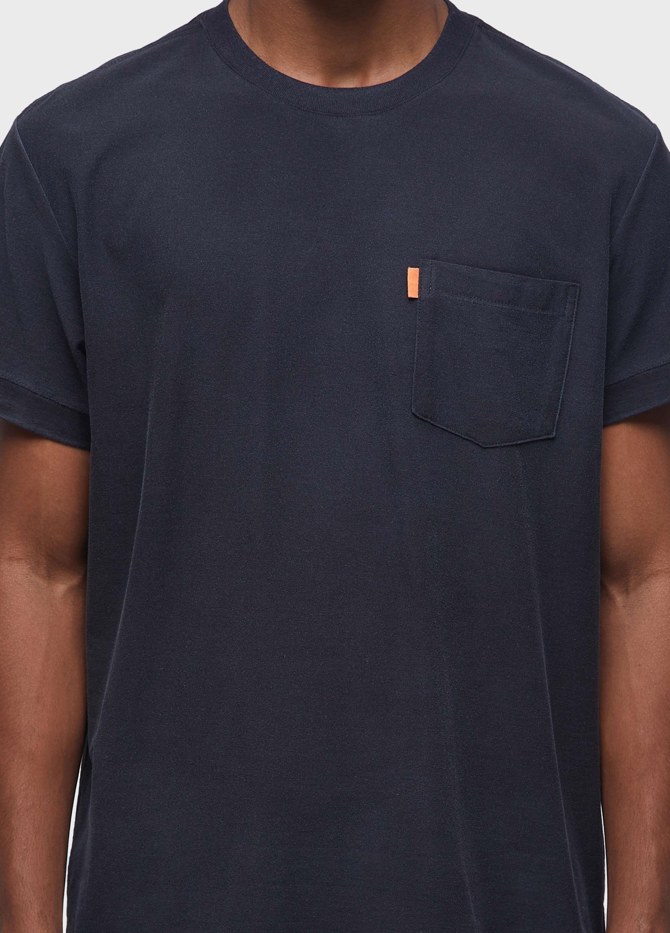 T-shirt washed pocket spot