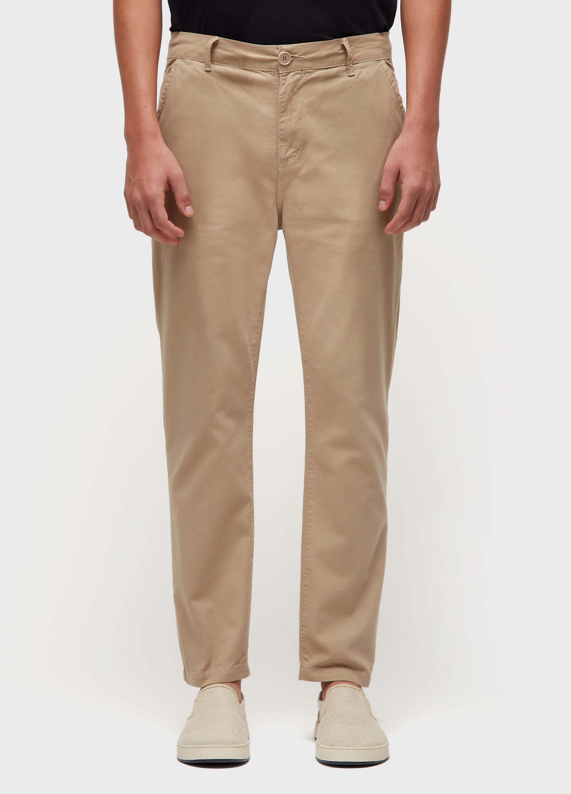 Calça alfaiataria cotton e basic