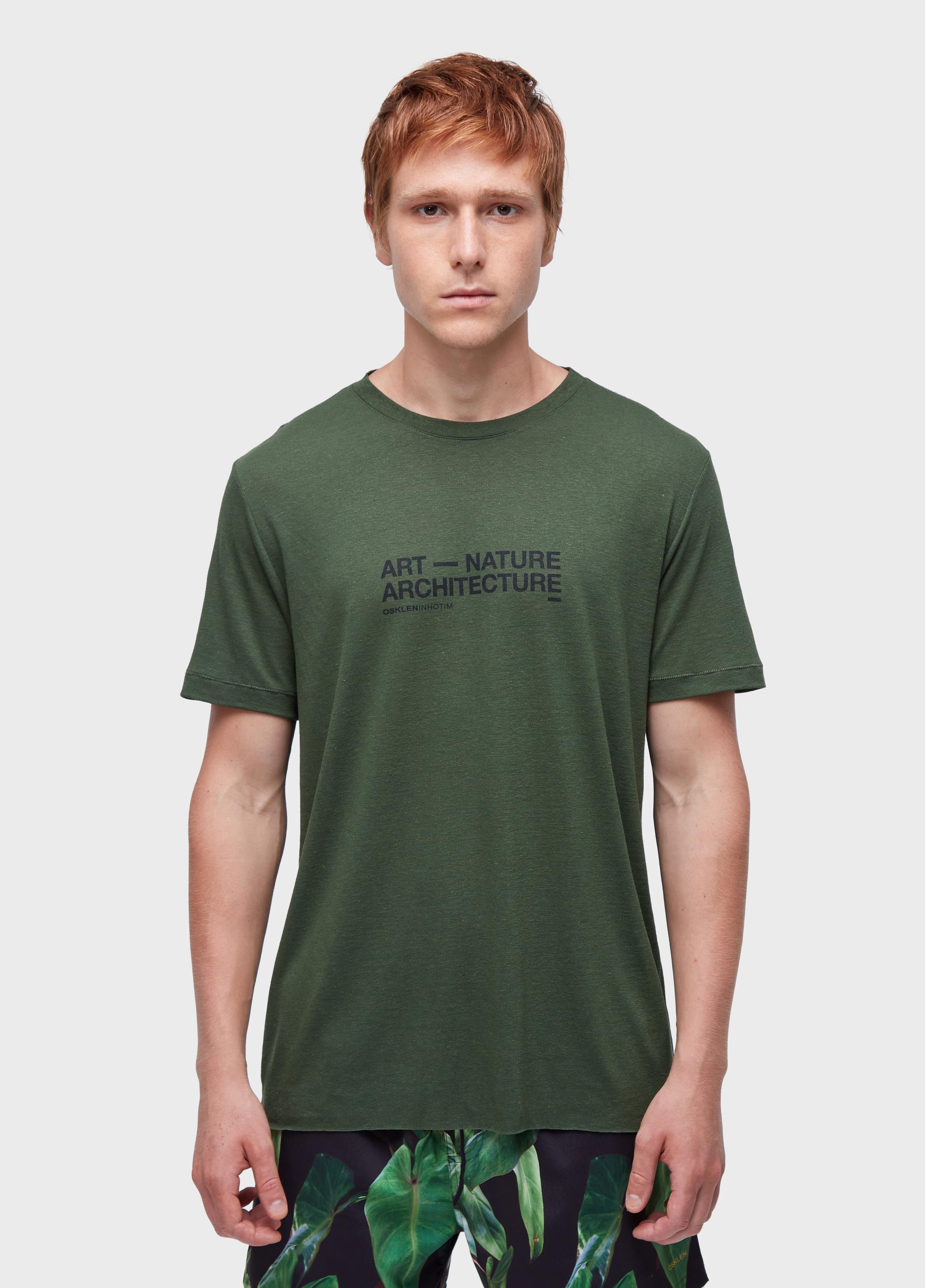 T-shirt light linen inhotim art