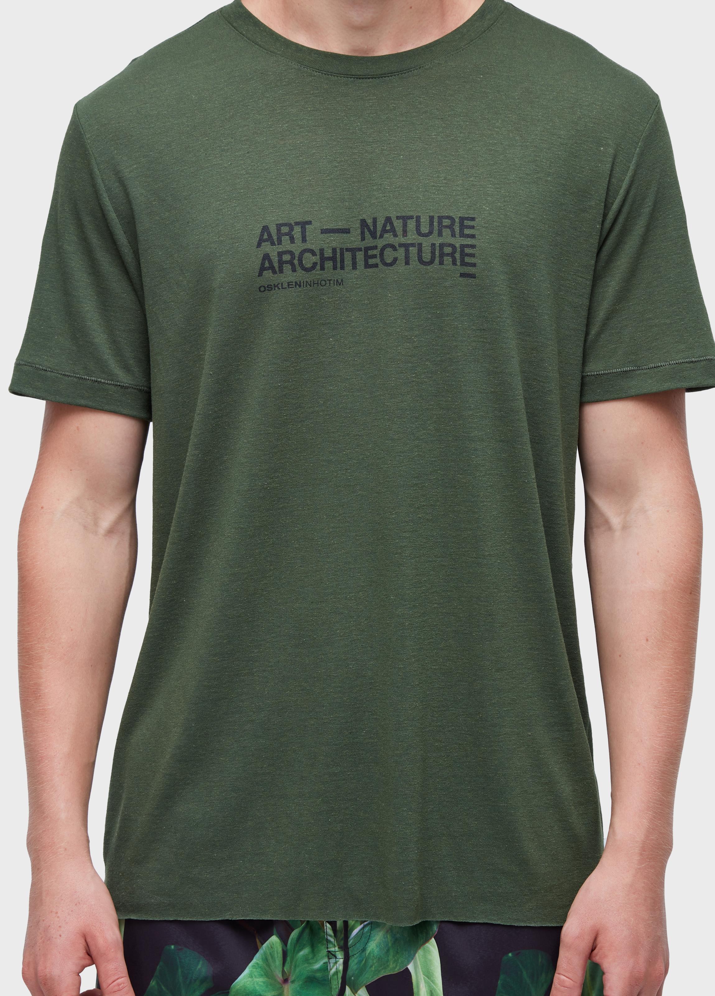 T-shirt light linen inhotim art