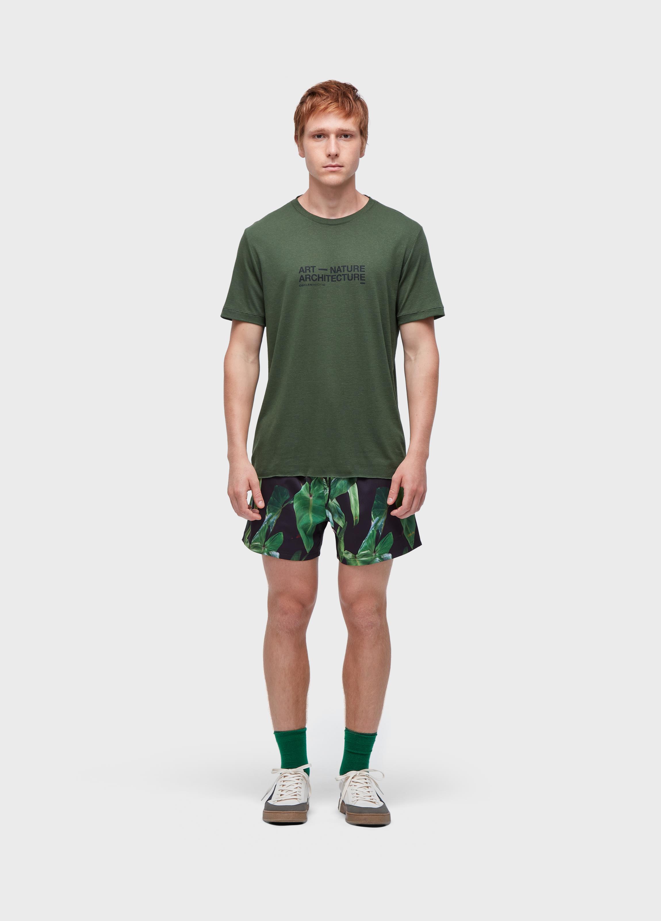 T-shirt light linen inhotim art