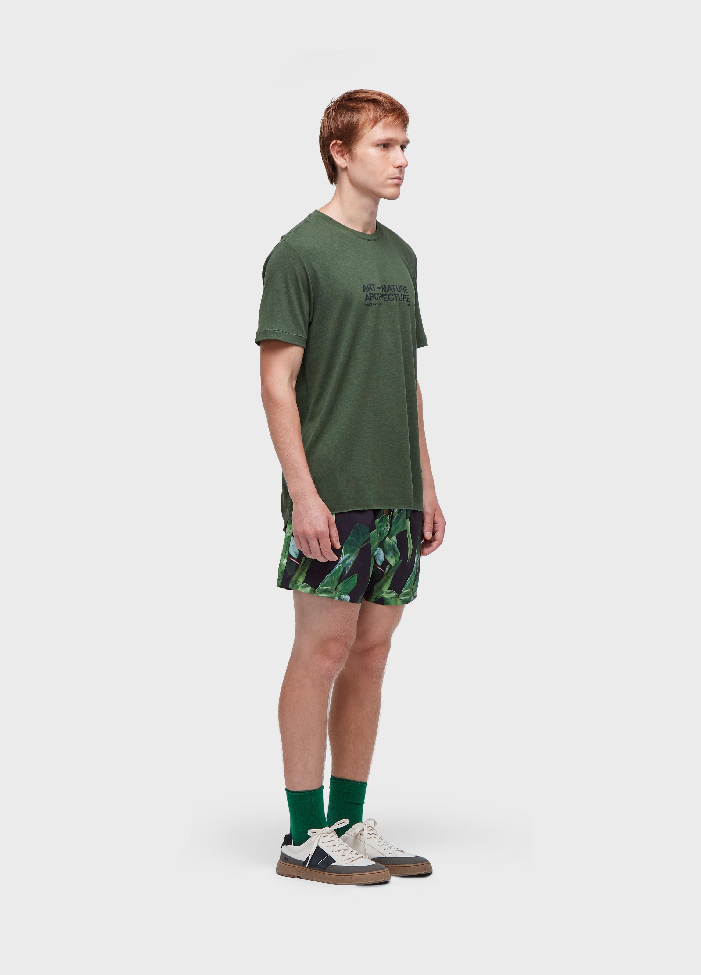 T-shirt light linen inhotim art