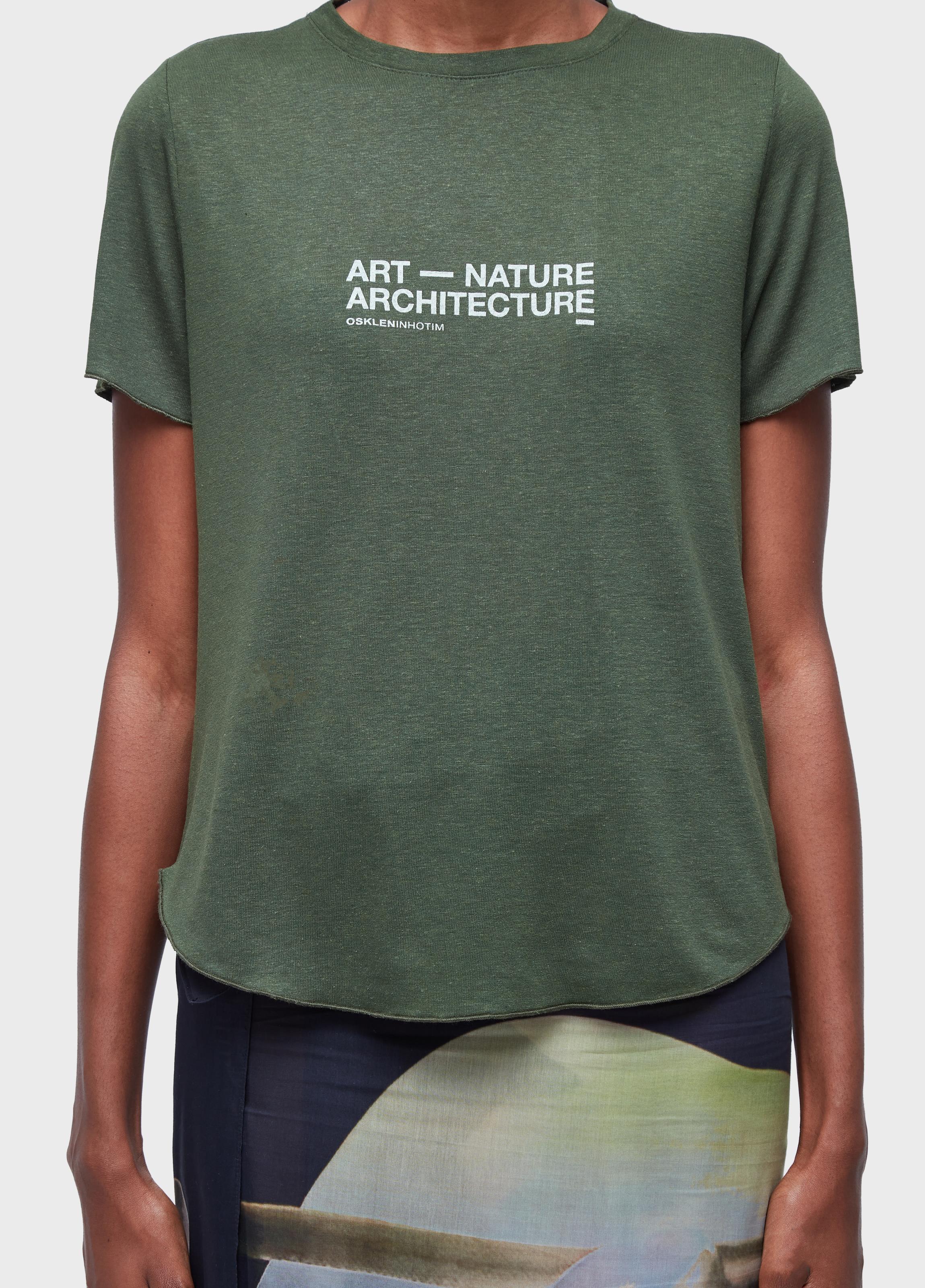 T-shirt  linen inhotim art