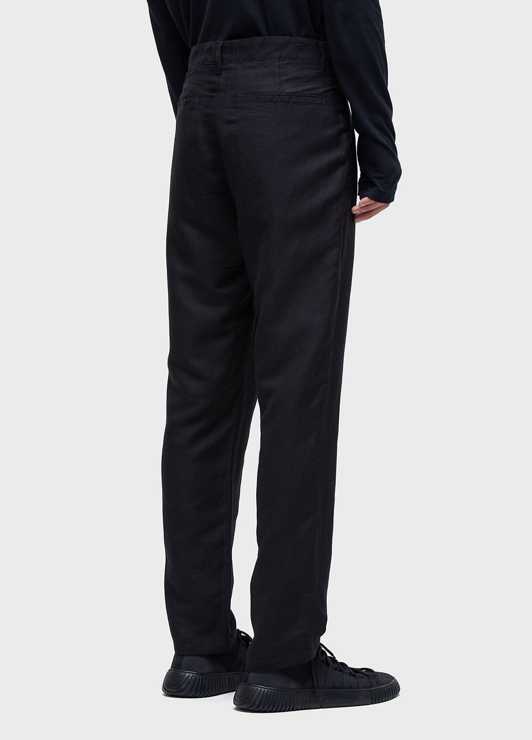 Calça alfaiataria fluid linen