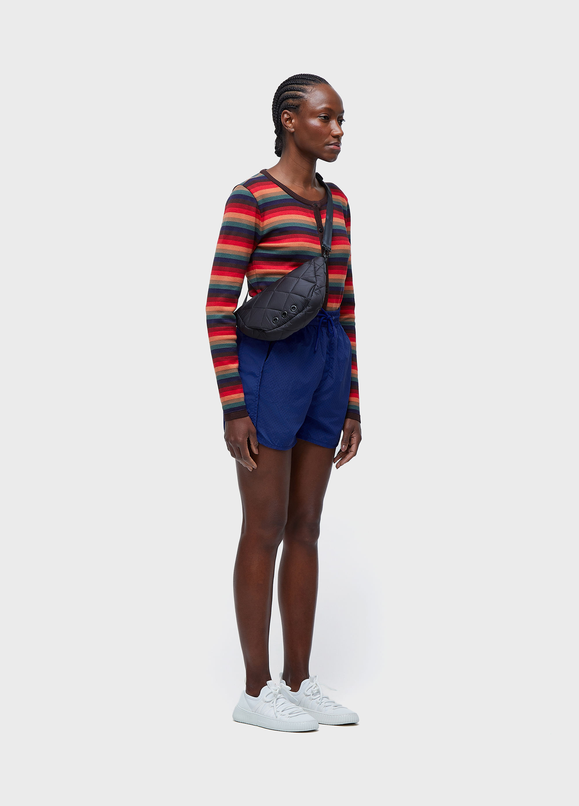 Bolsa mini andiroba nylon matelassê