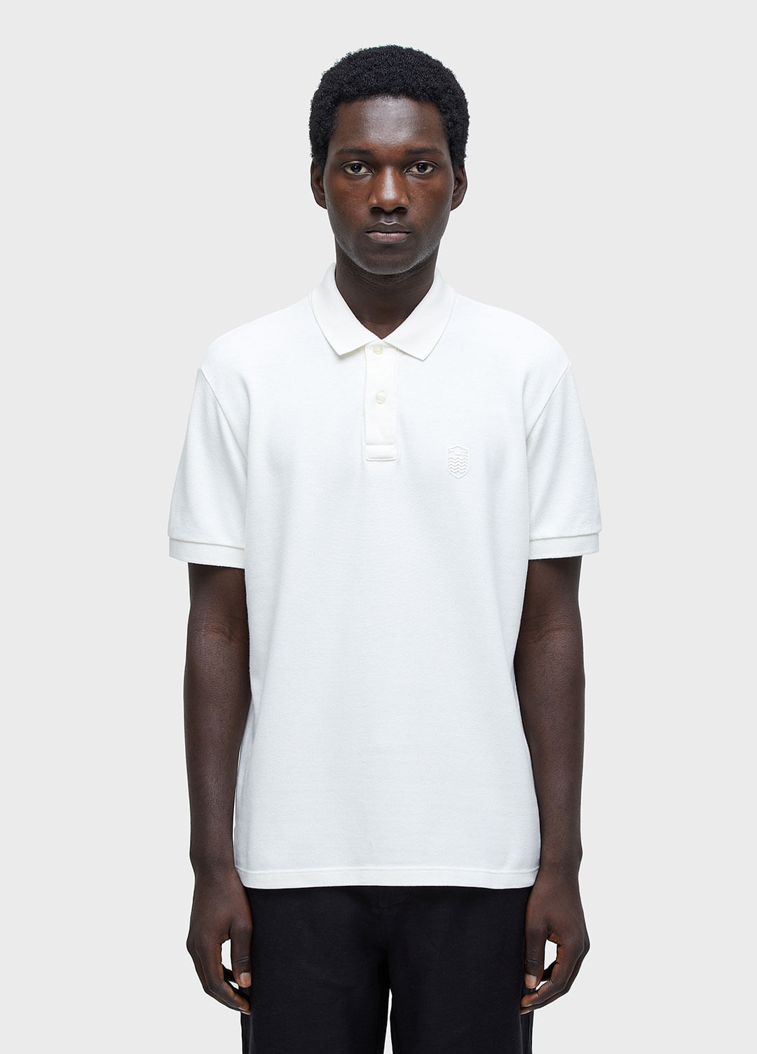 Polo brasão embossed color