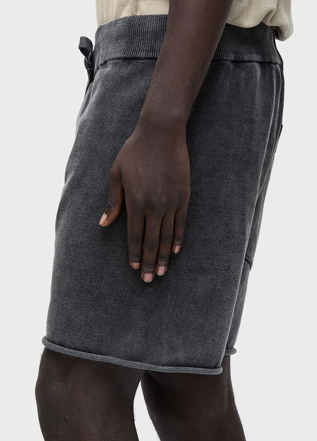 Bermuda tricot marmorizado